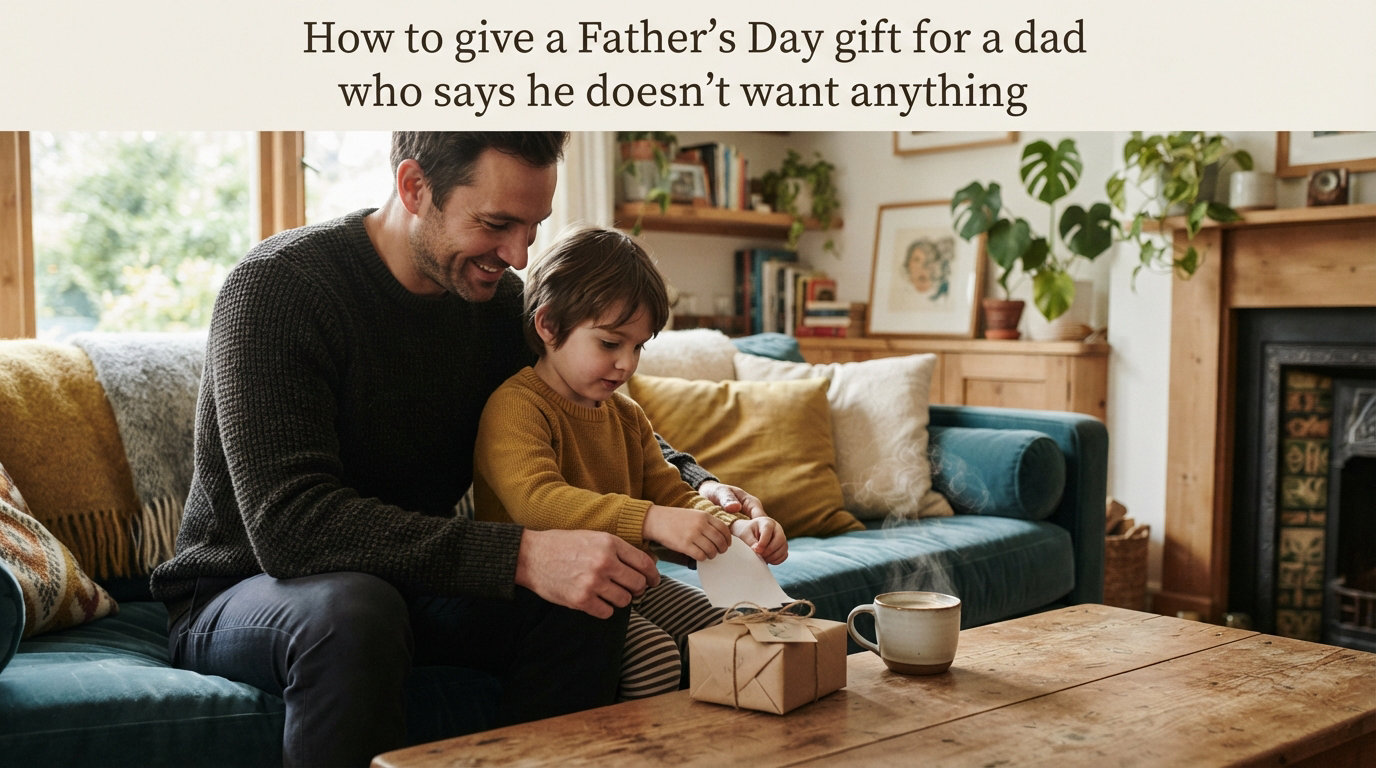 How to give a Father's Day gift for a dad who says he doesn't want anything