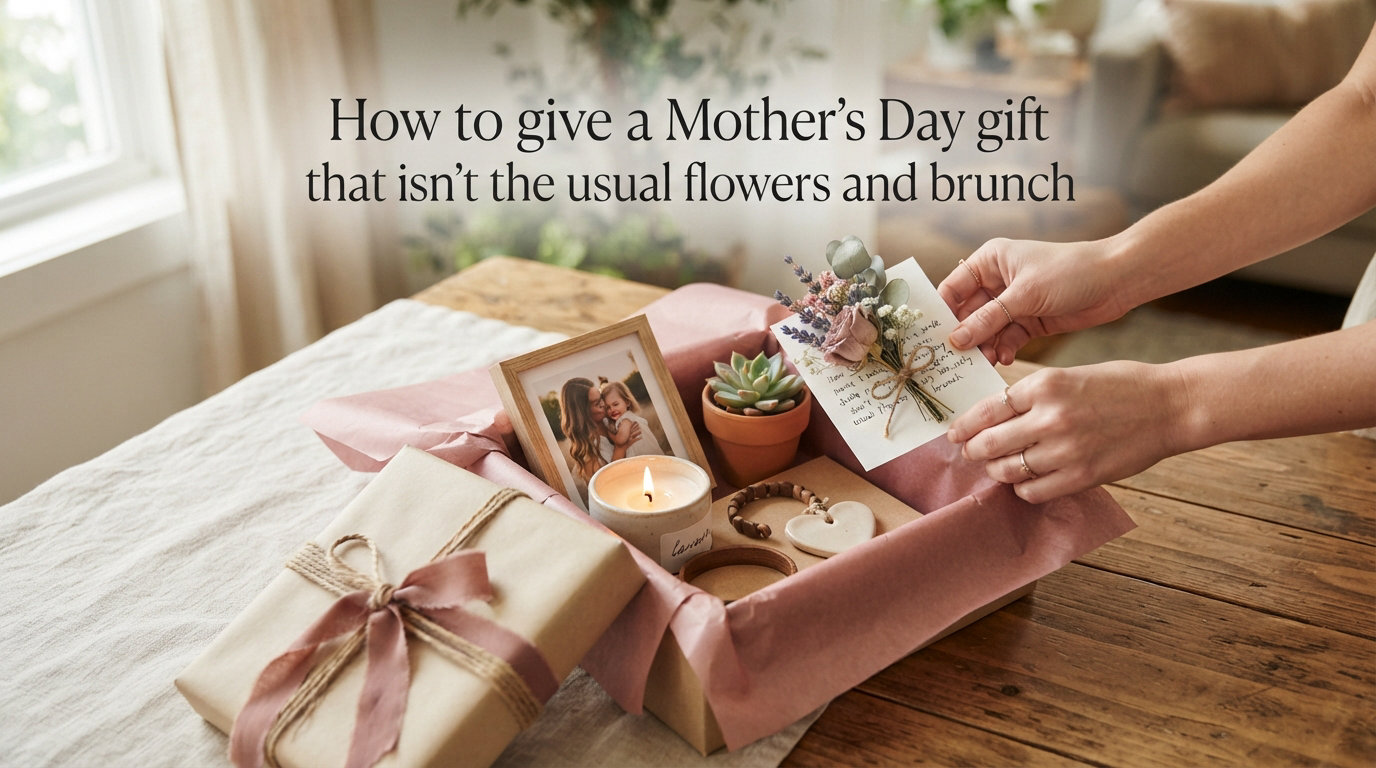 How to give a Mother's Day gift that isn't the usual flowers and brunch