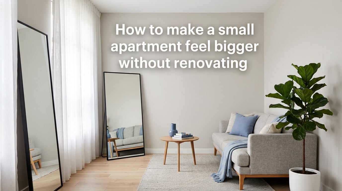 How to make a small apartment feel bigger without renovating