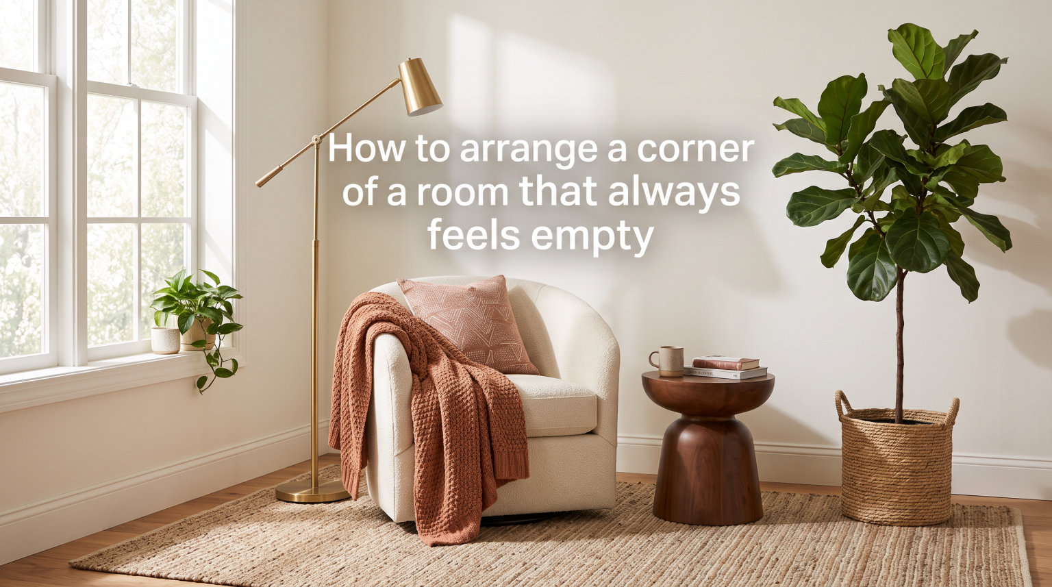 How to arrange a corner of a room that always feels empty