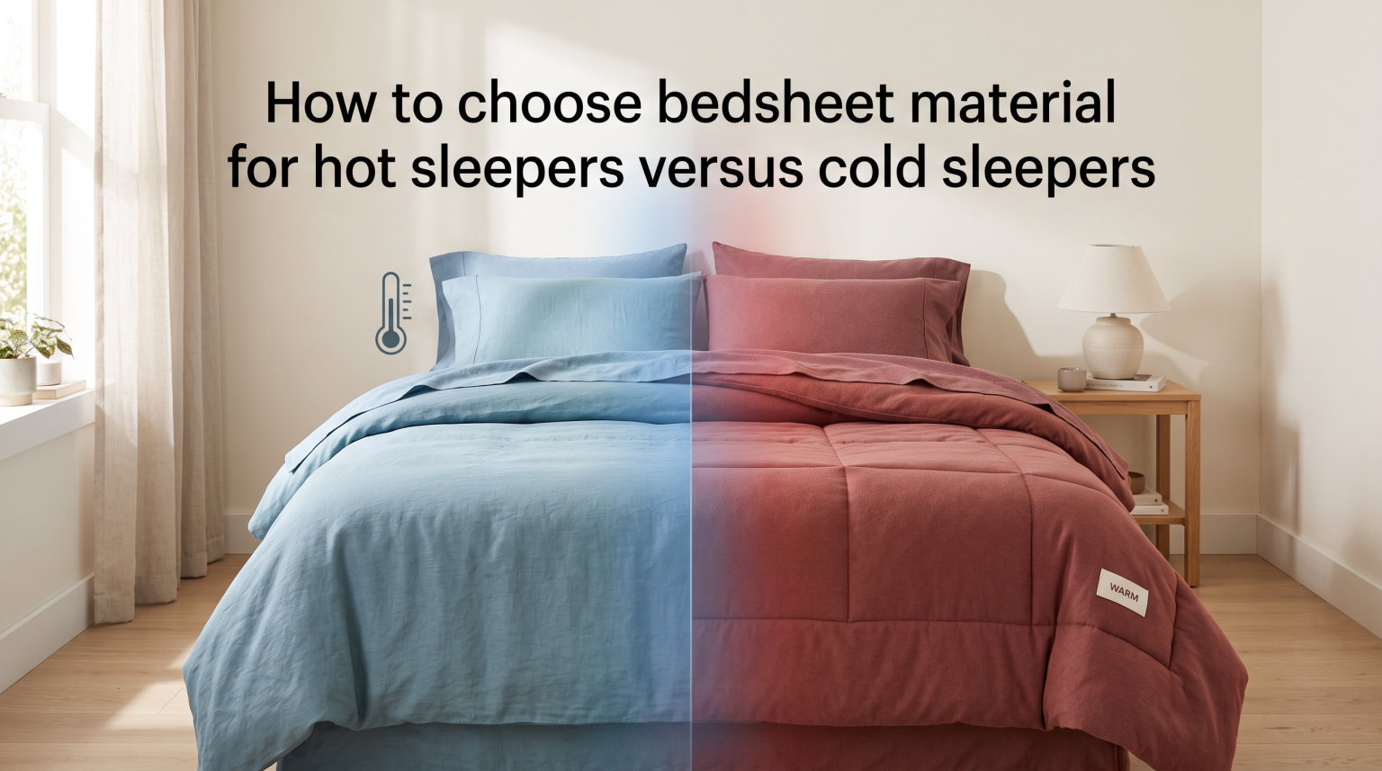 How to choose bedsheet material for hot sleepers versus cold sleepers