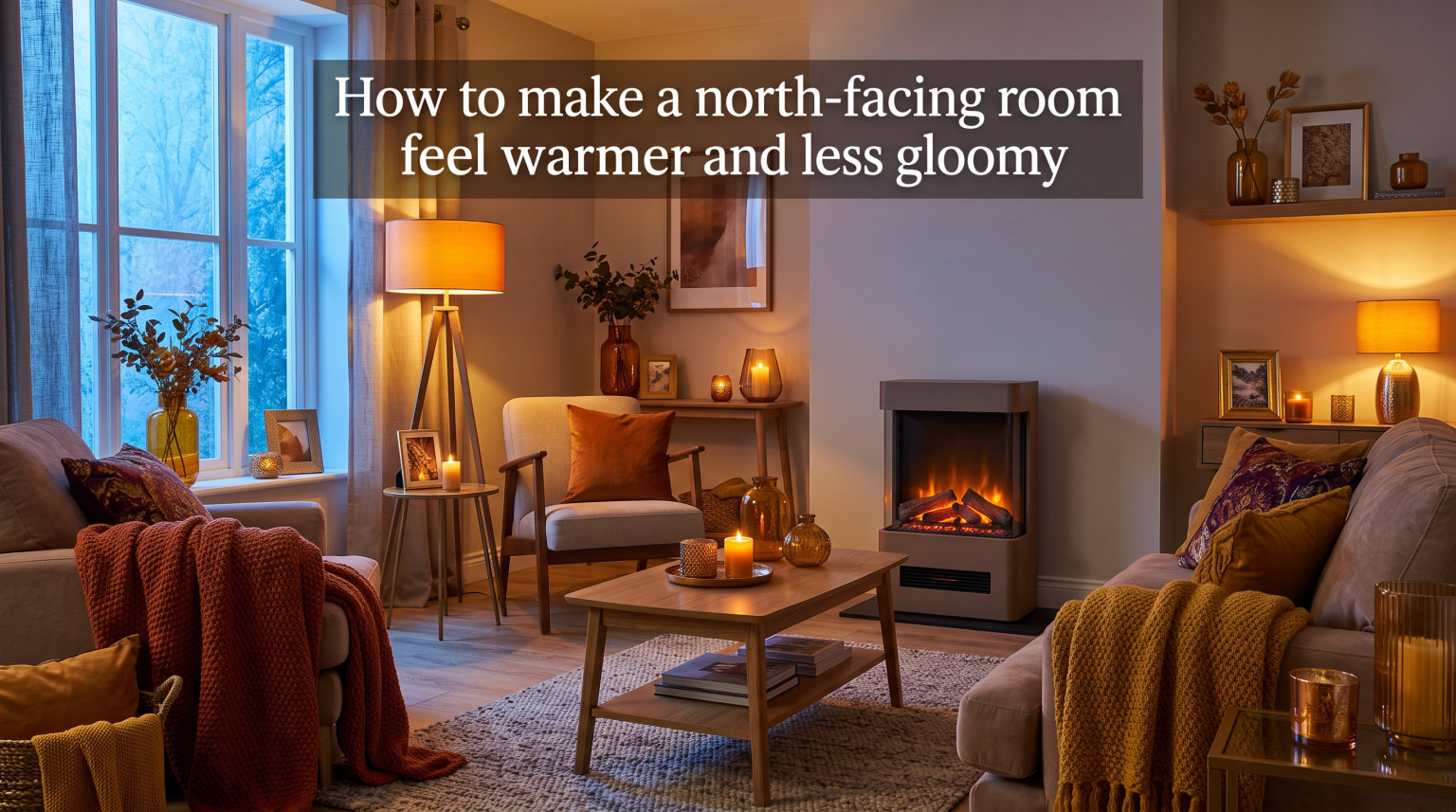 How to make a north-facing room feel warmer and less gloomy