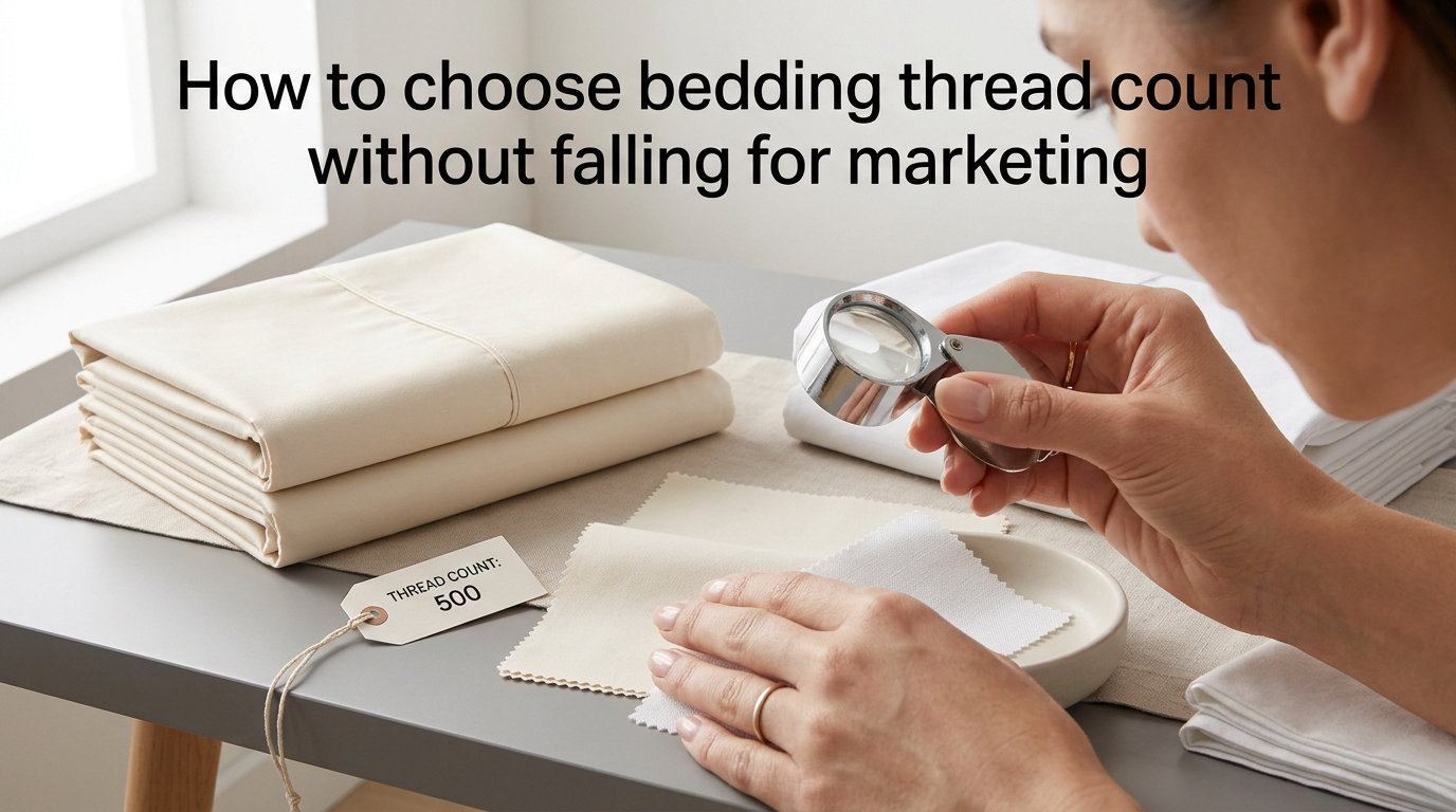 How to choose bedding thread count without falling for marketing