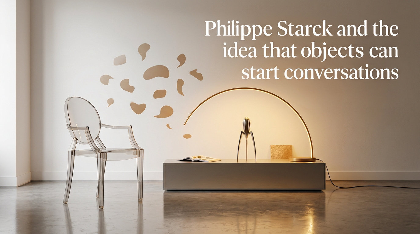 Philippe Starck and the idea that objects can start conversations