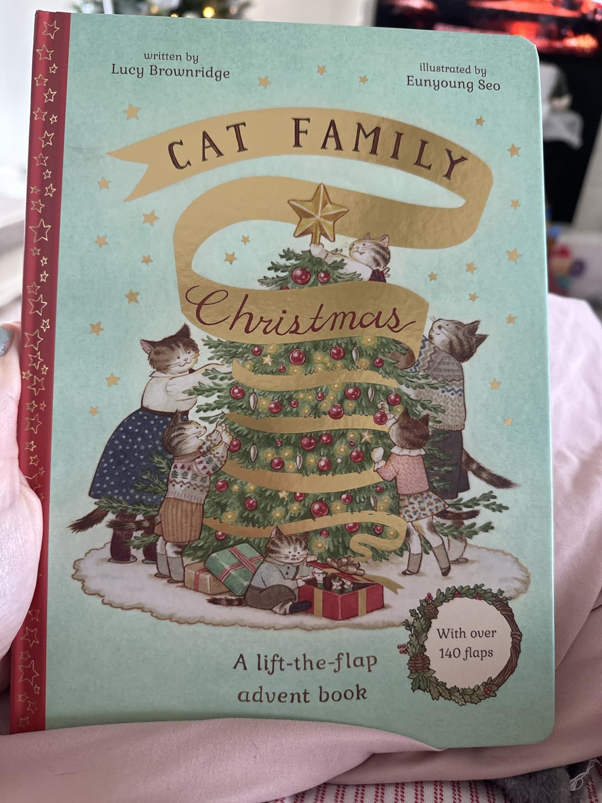 Cat Family Christmas: A lift-the-flap advent book - With over 140 flaps (The Cat Family, 1) customer photo 2