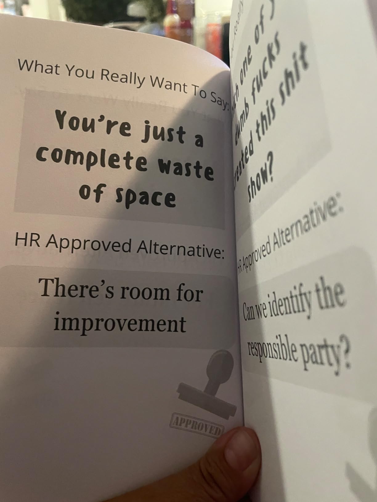HR Approved Way To Say Things I Can't Say Out Loud At Work customer photo 1
