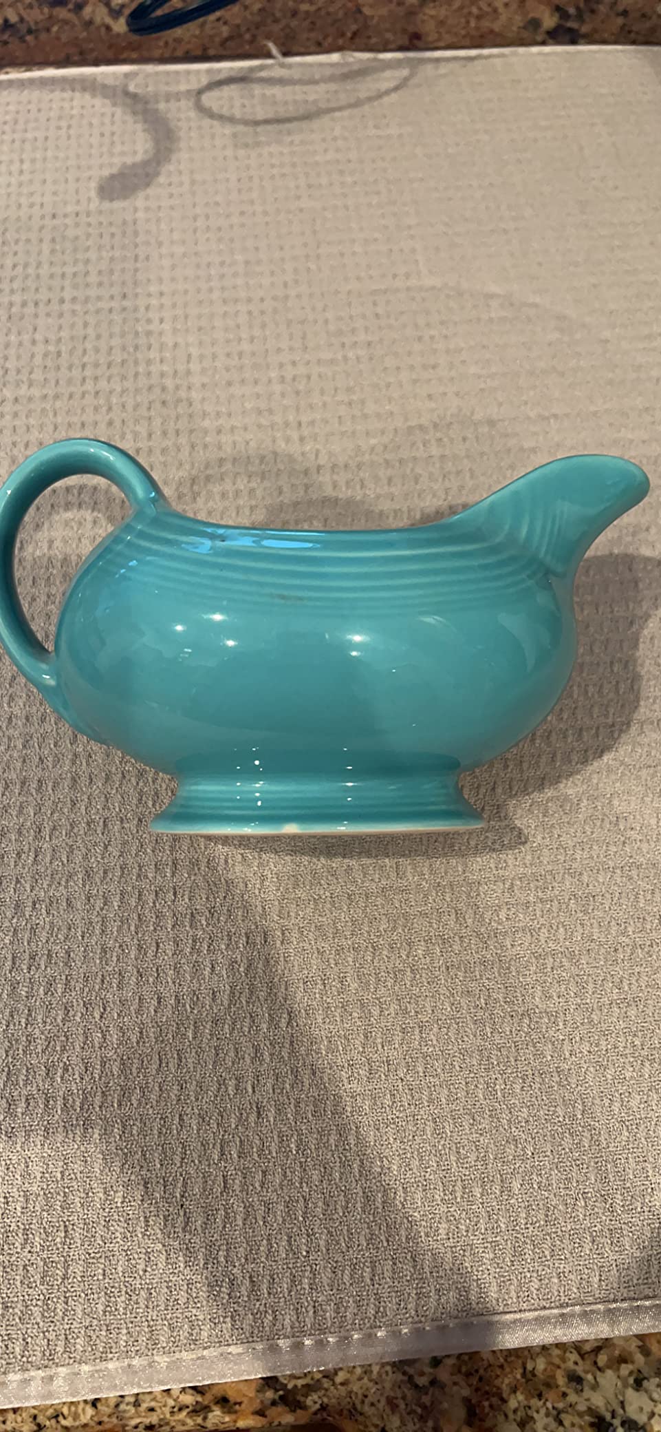 Fiesta Sauceboat/Gravy Boat - Durable Ceramic, Lead-Safe, Dishwasher/Microwave/Oven Safe - Made in USA Dinnerware - Turquoise customer photo 1