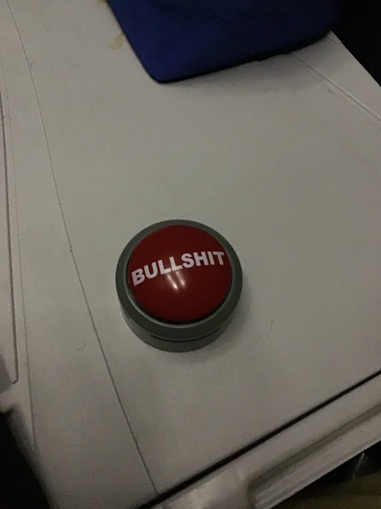 Bullshit Button - The Official Hilarious BS Button with Sound Effects & Flashing Light - Perfect Gag Gift for Friends, Family, and Co-workers - Batteries Included customer photo 1