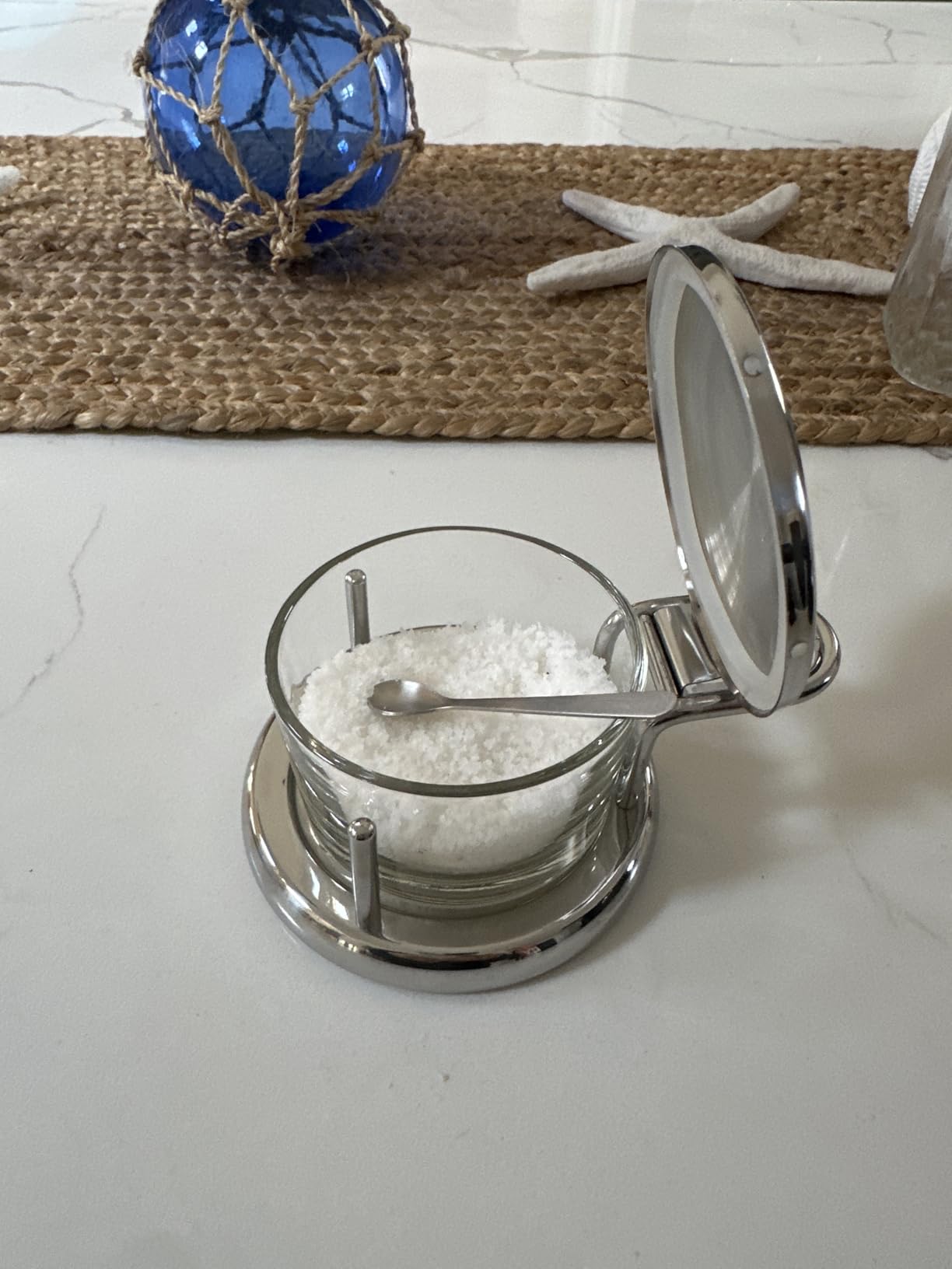 RSVP Stainless Steel Endurance Salt Server with Spoon customer photo 1