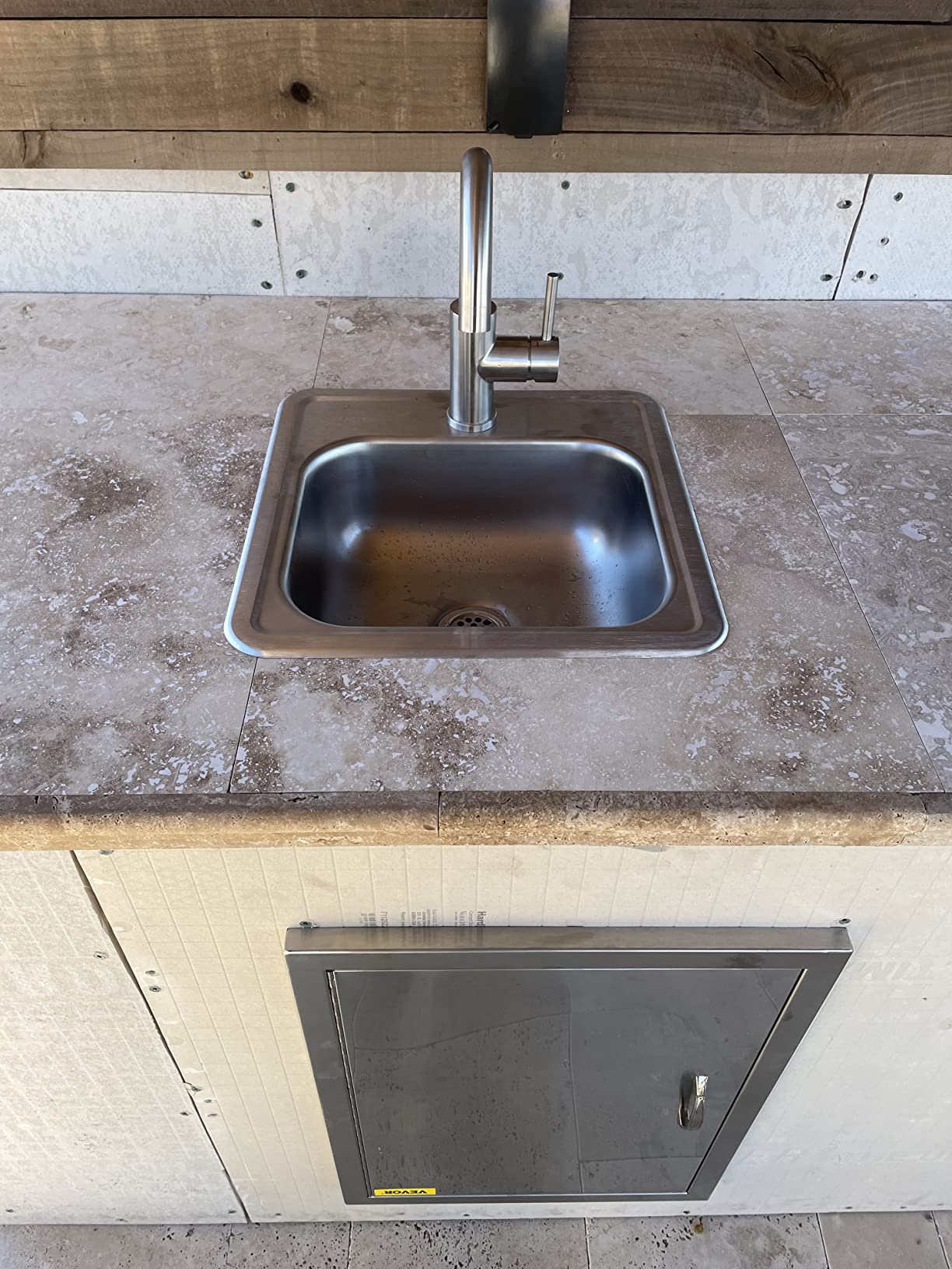 Elkay D115151 Dayton Single Bowl Drop-in Stainless Steel Bar Sink 15 x 15 with 2