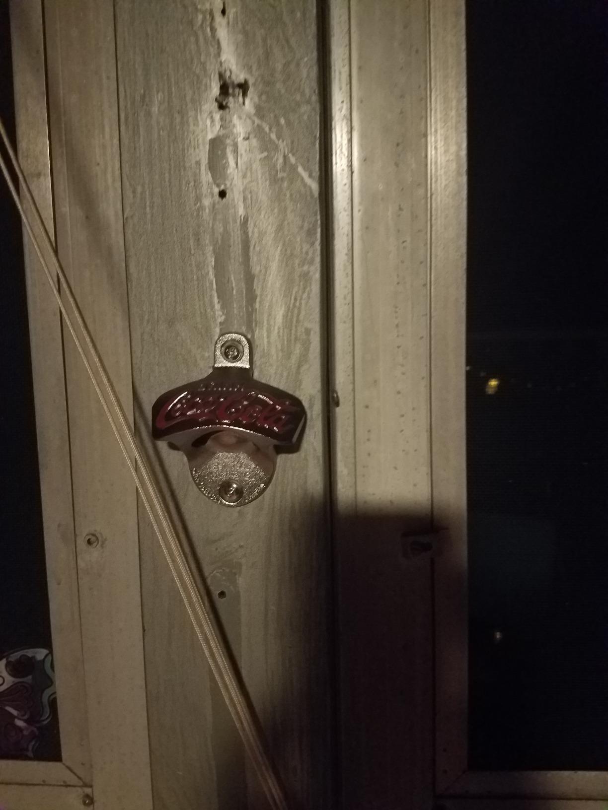 TableCraft Coca-Cola Wall Mount Bottle Opener Small customer photo 2