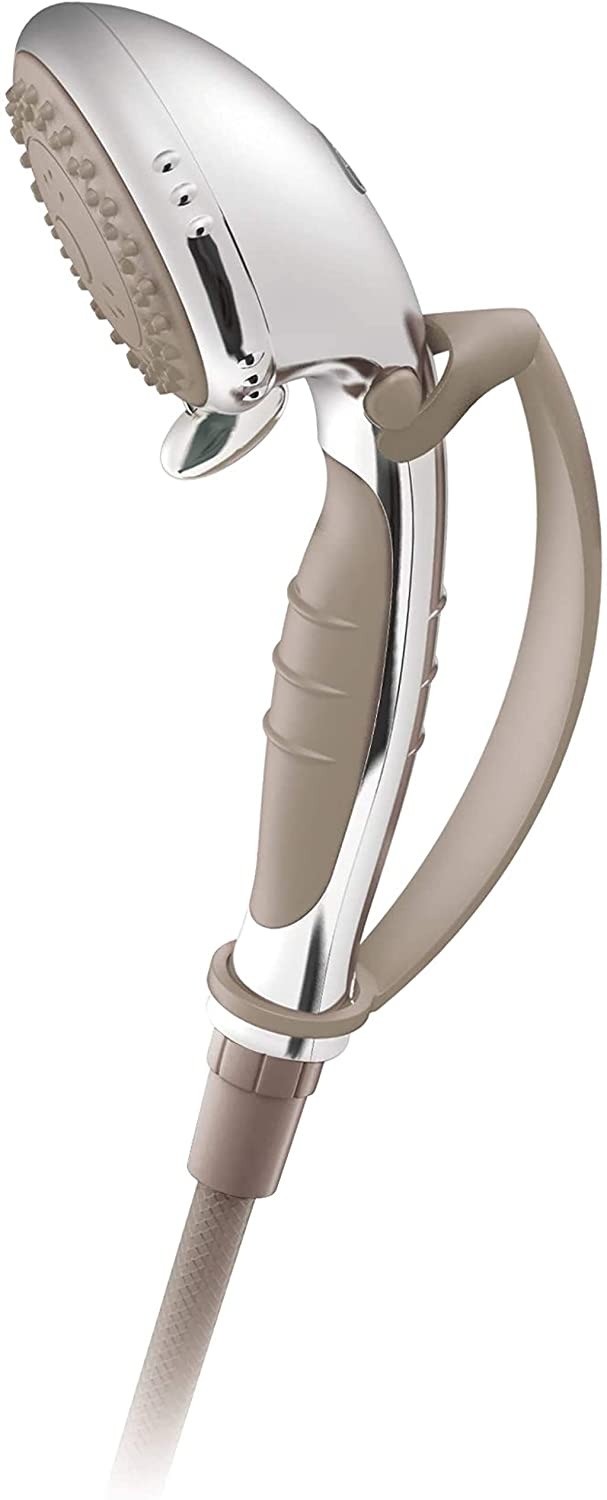 Moen DN8001CH Home Care Multi-Function Handheld Showerhead with Non-Positive Pause Control, Chrome Finish, Wall-Mounted Hand Shower with 7-Foot Hose and Lightweight Soft Grip Handle customer photo 2