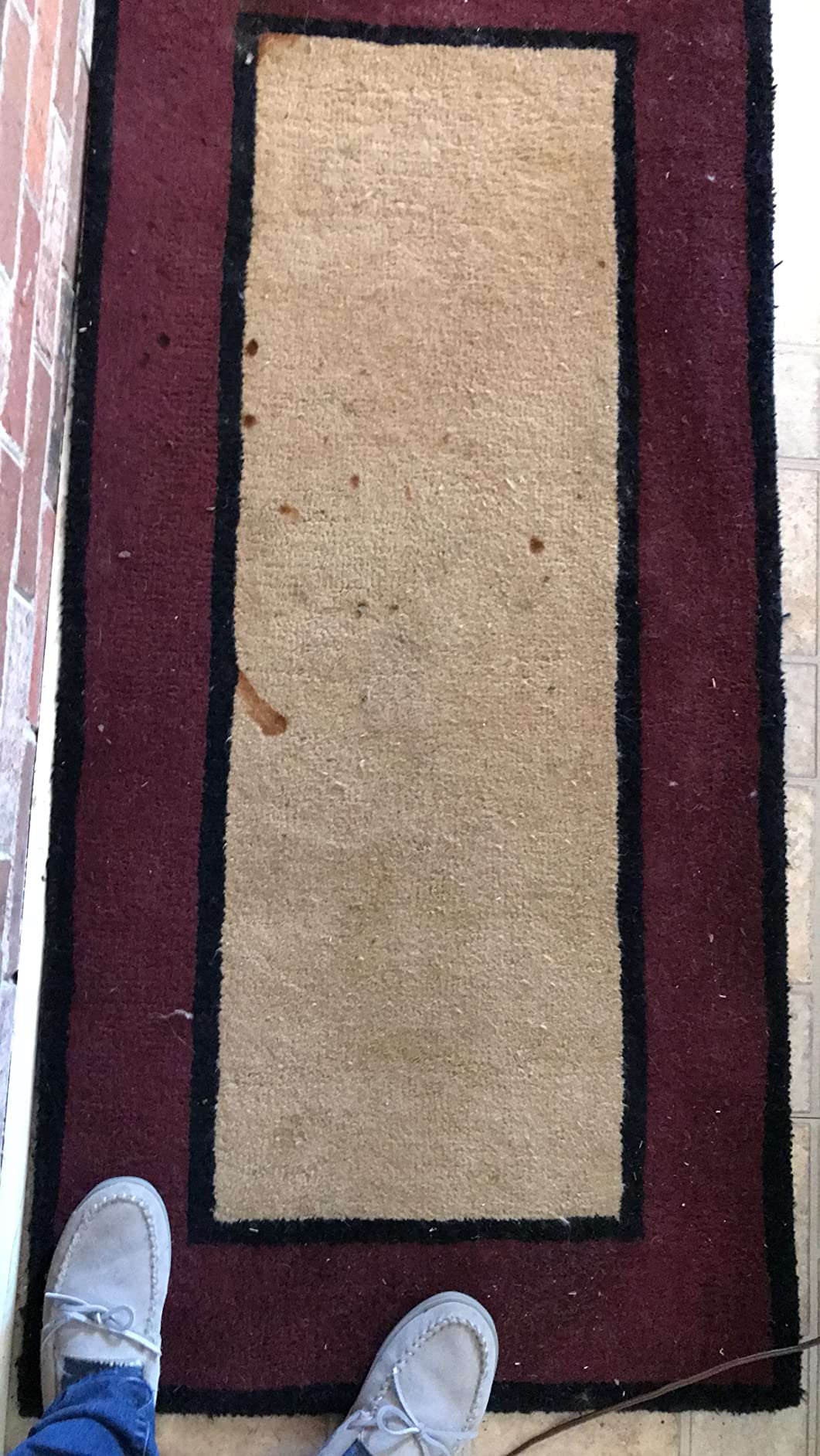 Minuteman International Contemporary II Berry Wool Hearth Rug, Rectangular customer photo 1