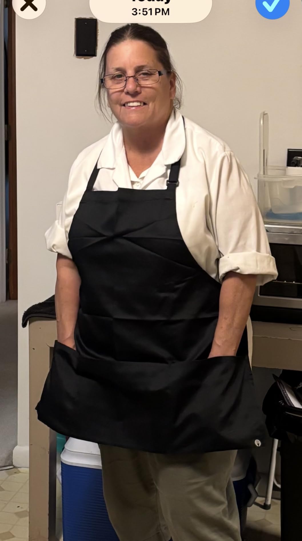 Chef Works Unisex Three Pocket Apron customer photo 2