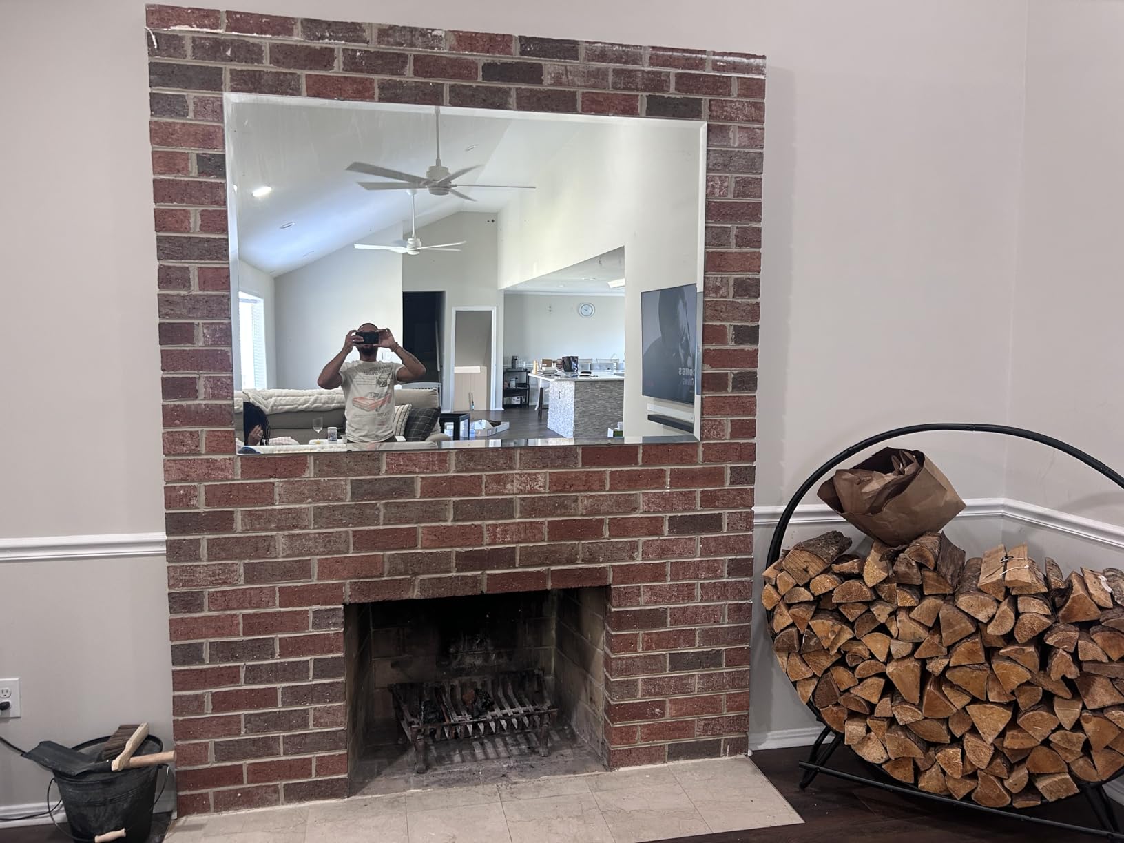 Pleasant Hearth AT-1001 Ascot Fireplace Glass Door, Black, Medium customer photo 1