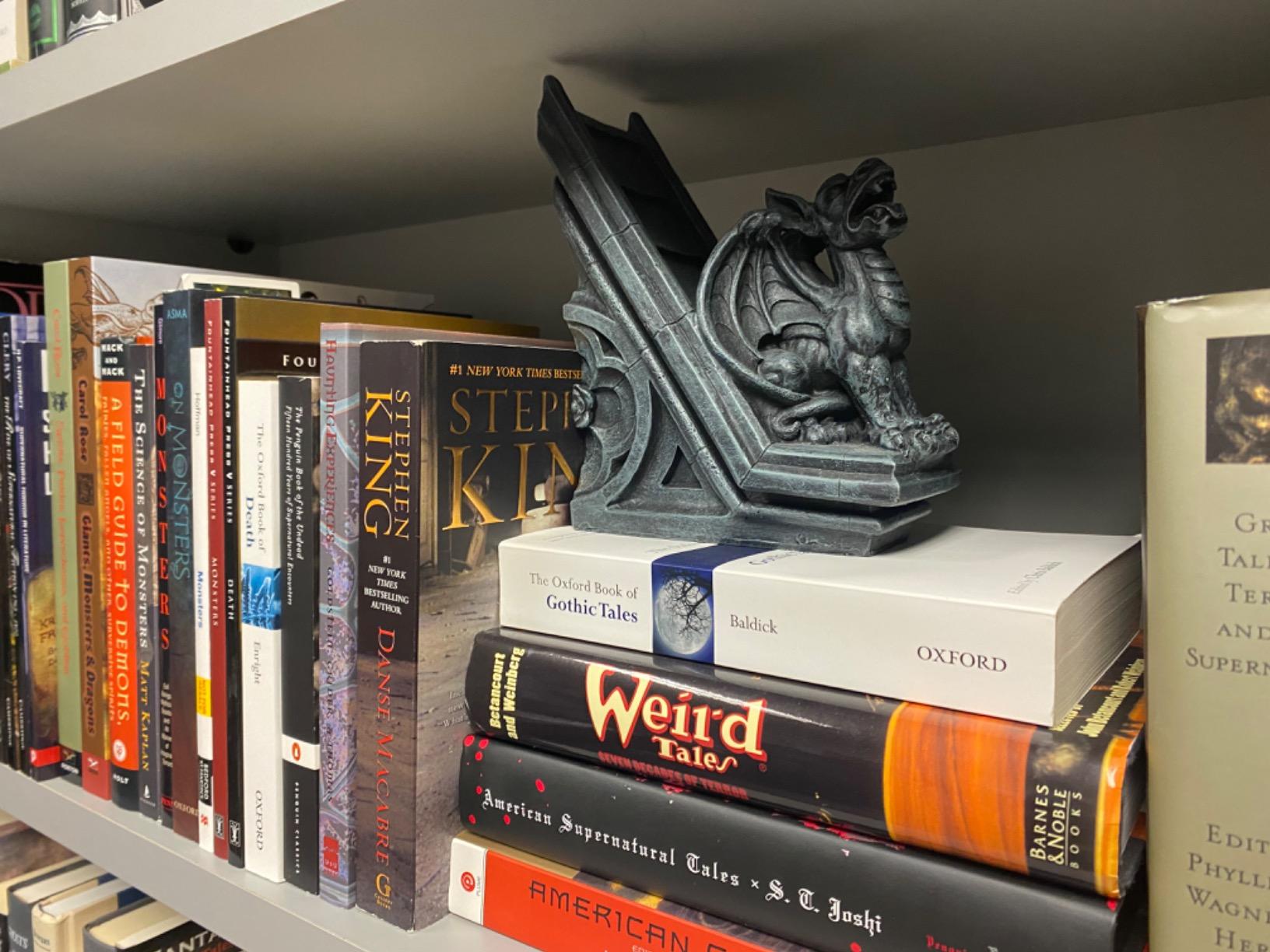 Gothic Gargoyle Sculptural Bookends Book Ends customer photo 2