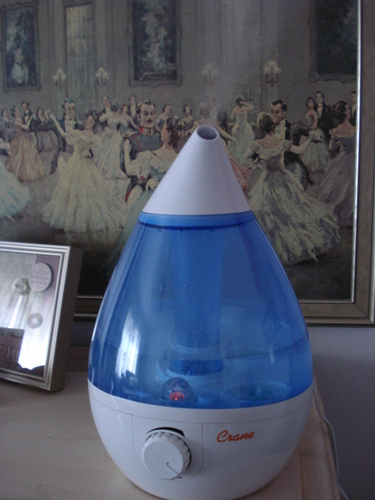 Crane Ultrasonic Cool Mist Humidifier for Bedroom, Baby Nursery, Kids Room, Plants, or Office, Large 1 Gallon Tank, Filter Optional, White customer photo 2