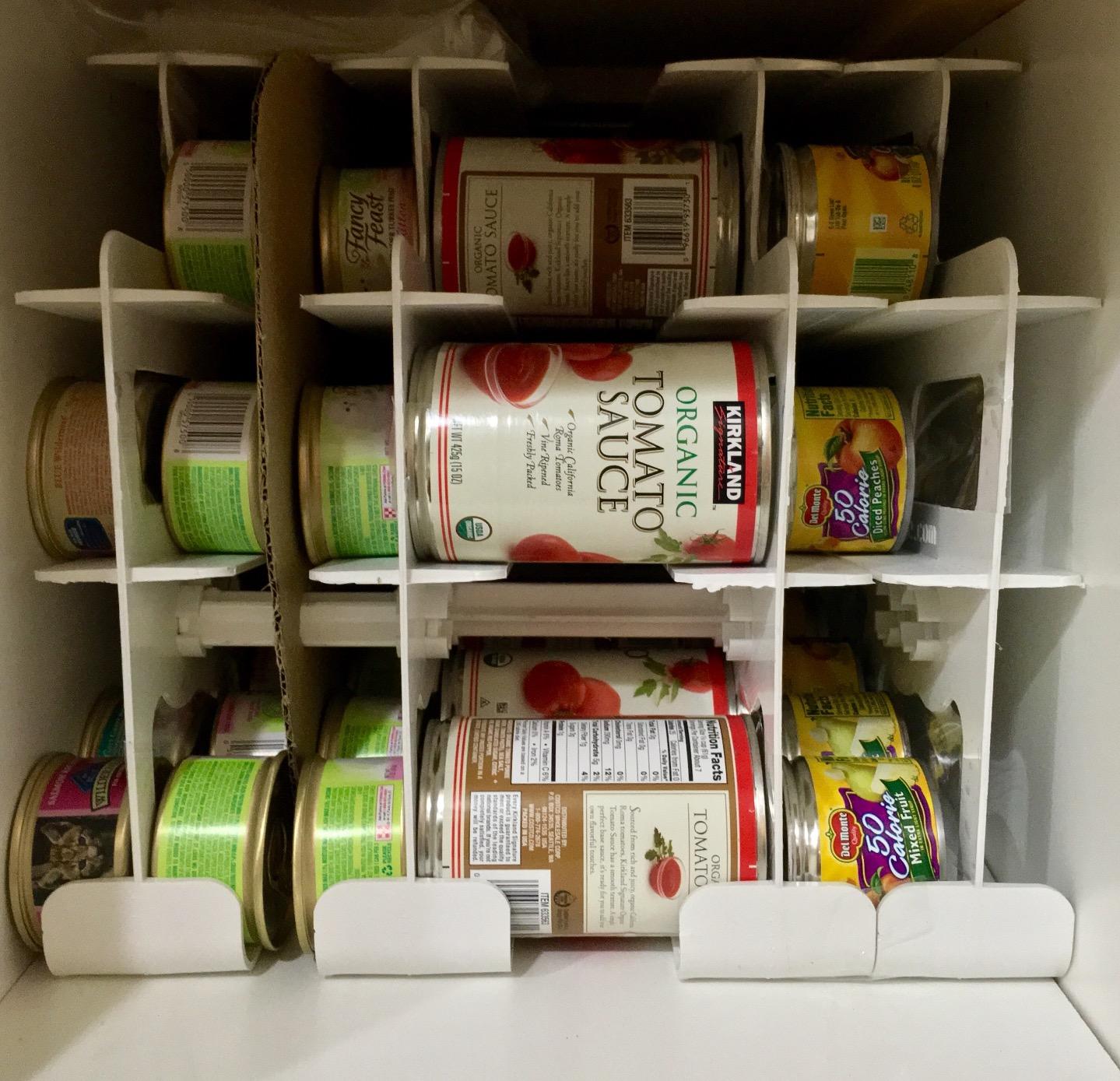 FIFO Pantry Storage Organizer Dispenser Rack for Canned Goods/Drinks, 54-Can Capacity customer photo 2