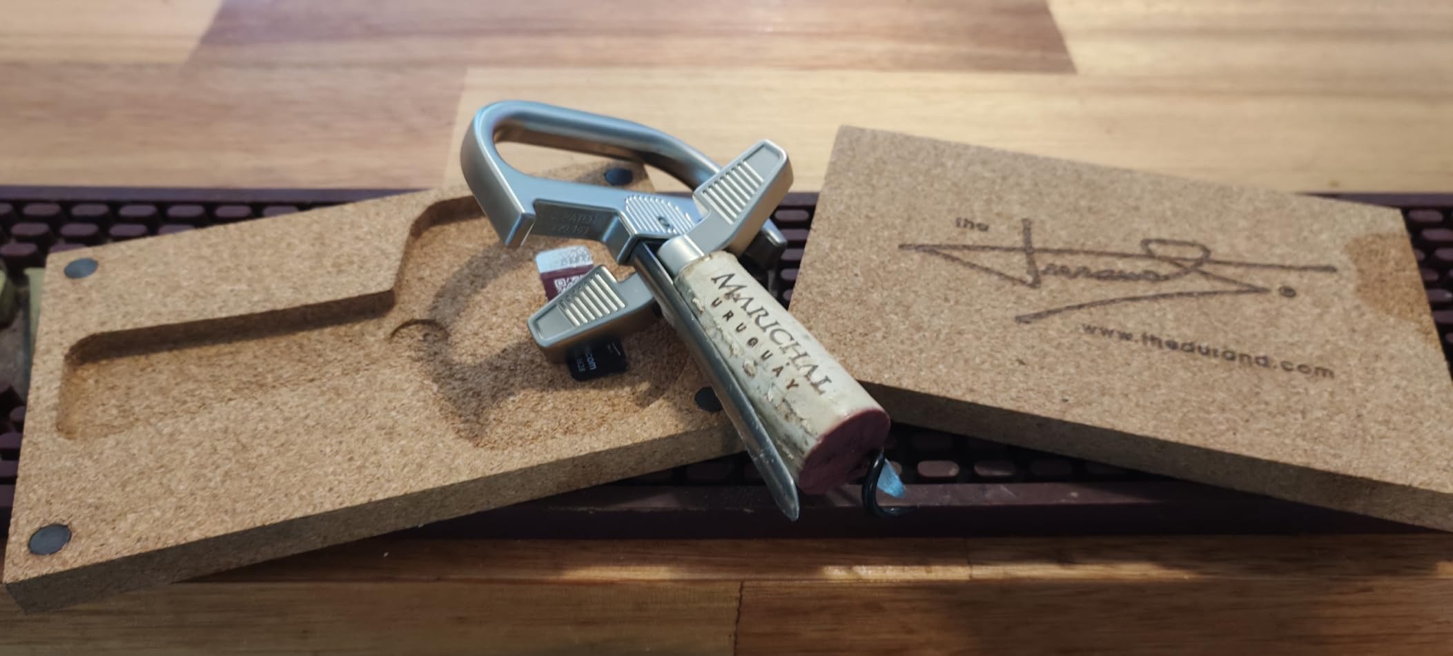 The Durand Two Part Wine Cork Removal Device | Removes Older Corks, Removes Fragile Corks, Extracts Corks Whole and Intact customer photo 1