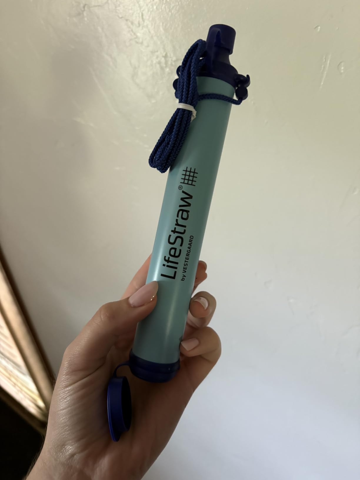 LifeStraw Personal Water Filter for Hiking, Travel and Emergency, Blue, 1PK | Water Filter for Hiking, Camping, Travel, and Emergency Preparedness, Removes Bacteria and Parasites customer photo 1