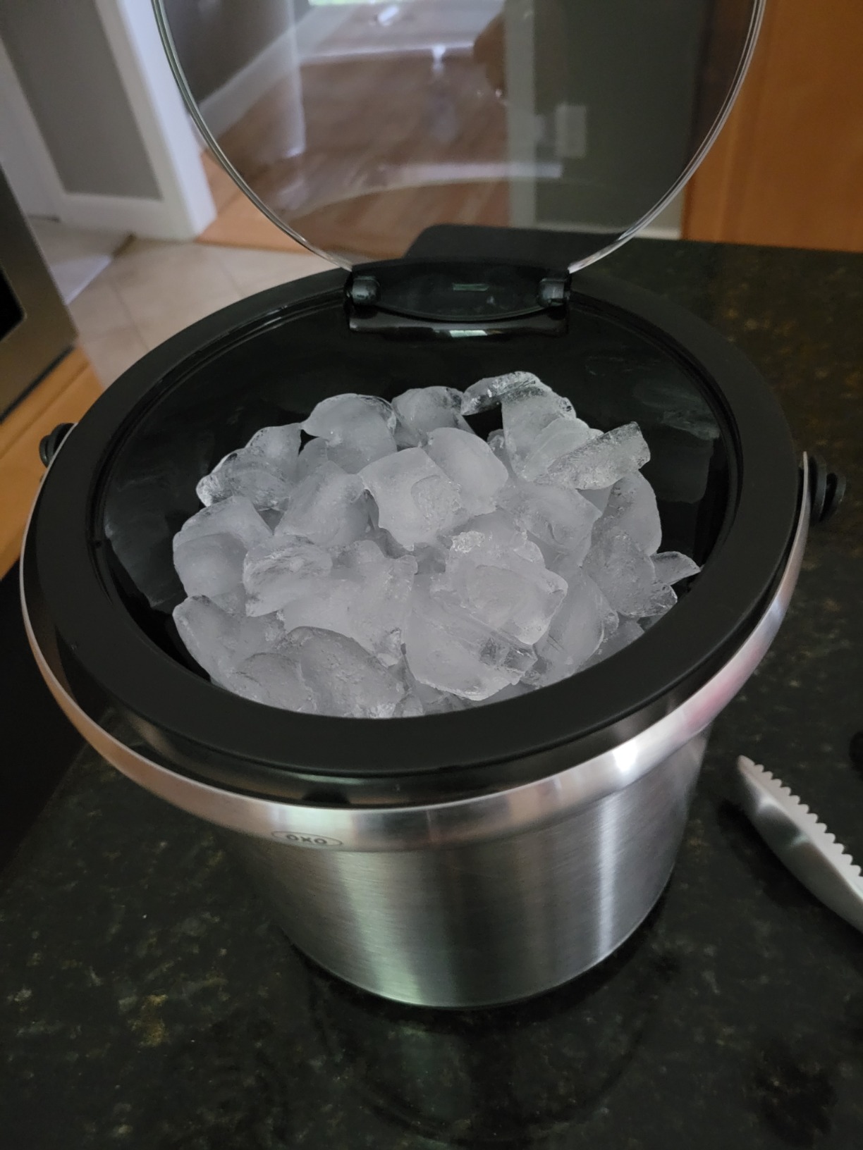 OXO 3107300 Steel Ice Bucket and Tongs Set customer photo 1