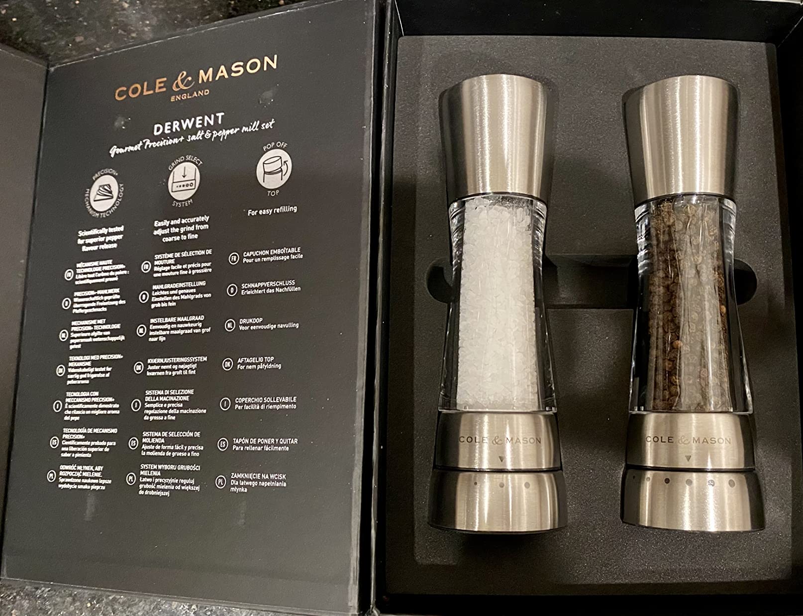 Cole & Mason Derwent Grinders, 7.5