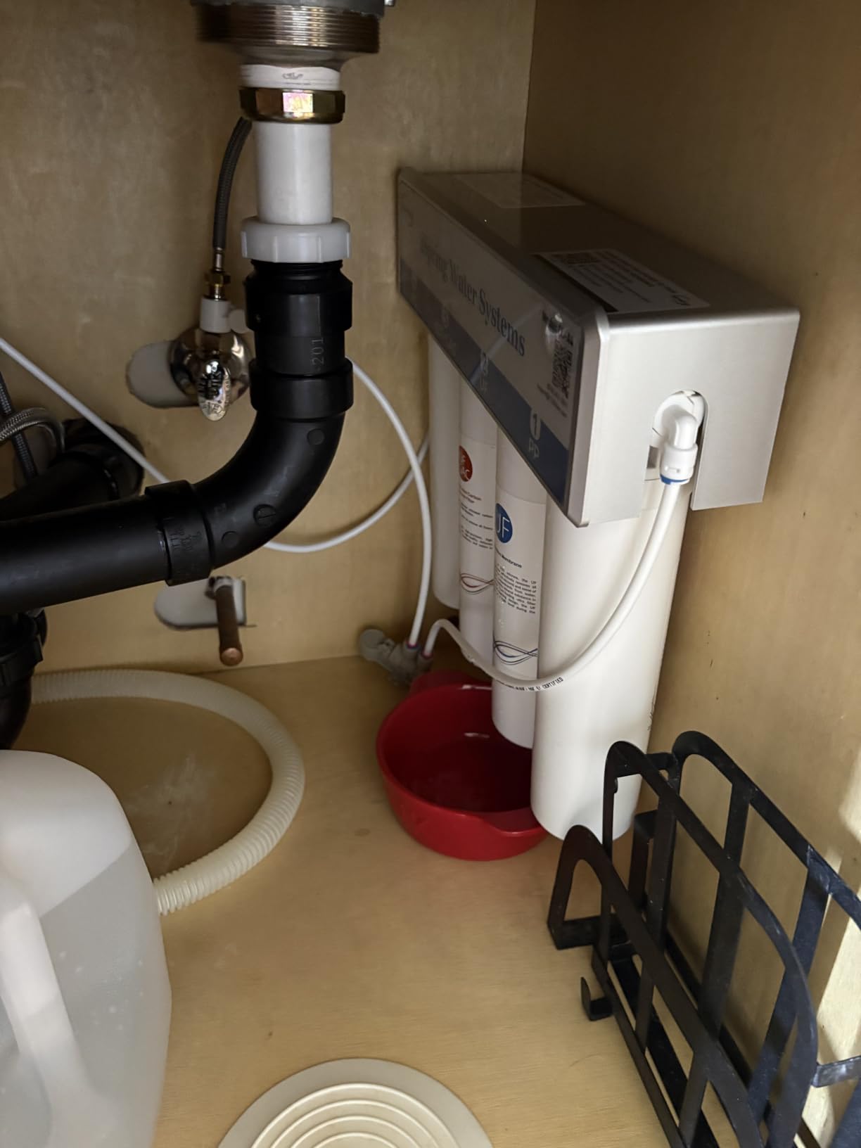 iSpring CU-A4 0.01μm Ultra-Filtration Under Sink Water Filter System, Tankless 4-Stage High Capacity customer photo 1