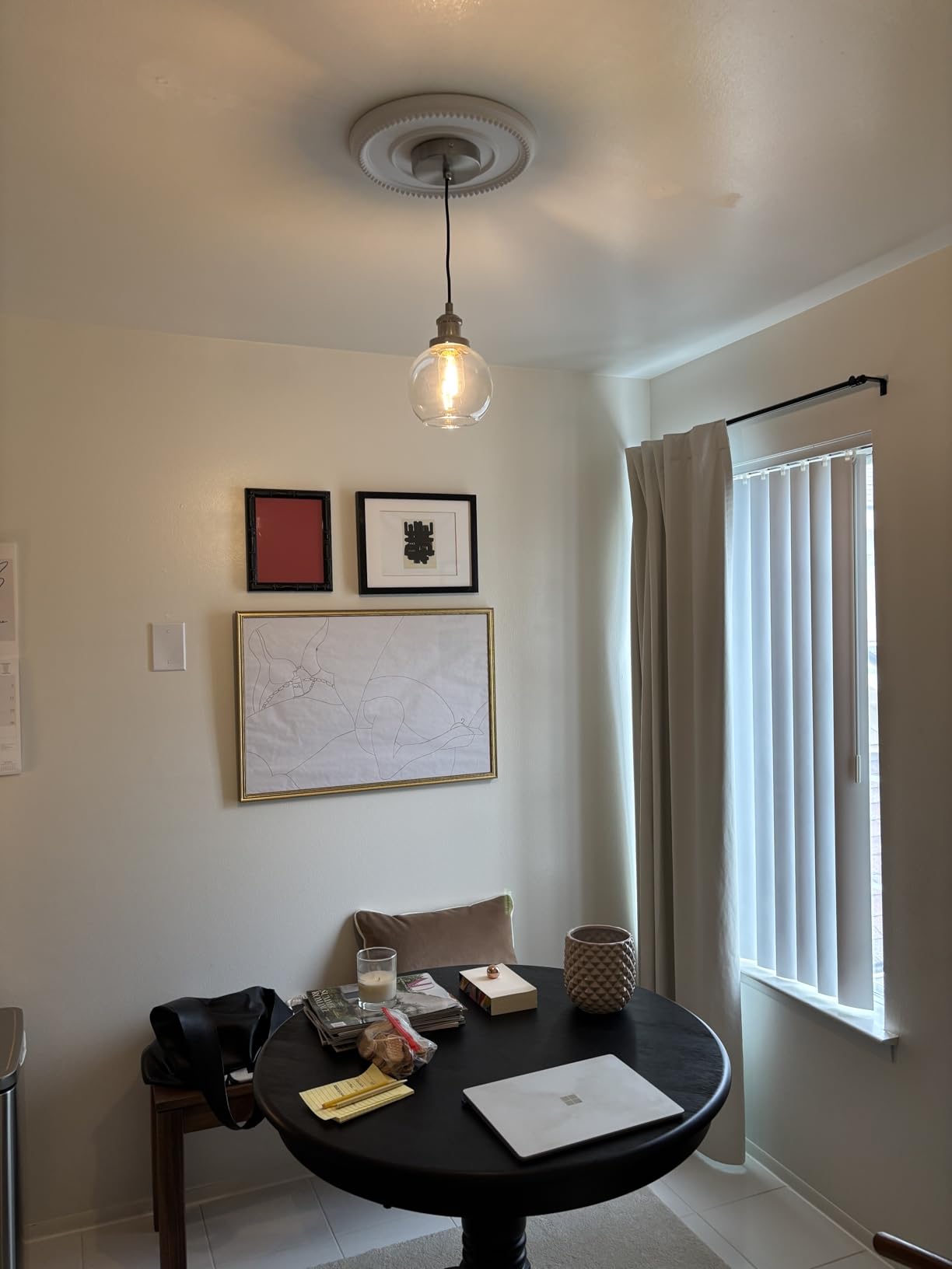 Ekena Millwork CM12BR Bradford Ceiling Medallion, 12 1/2