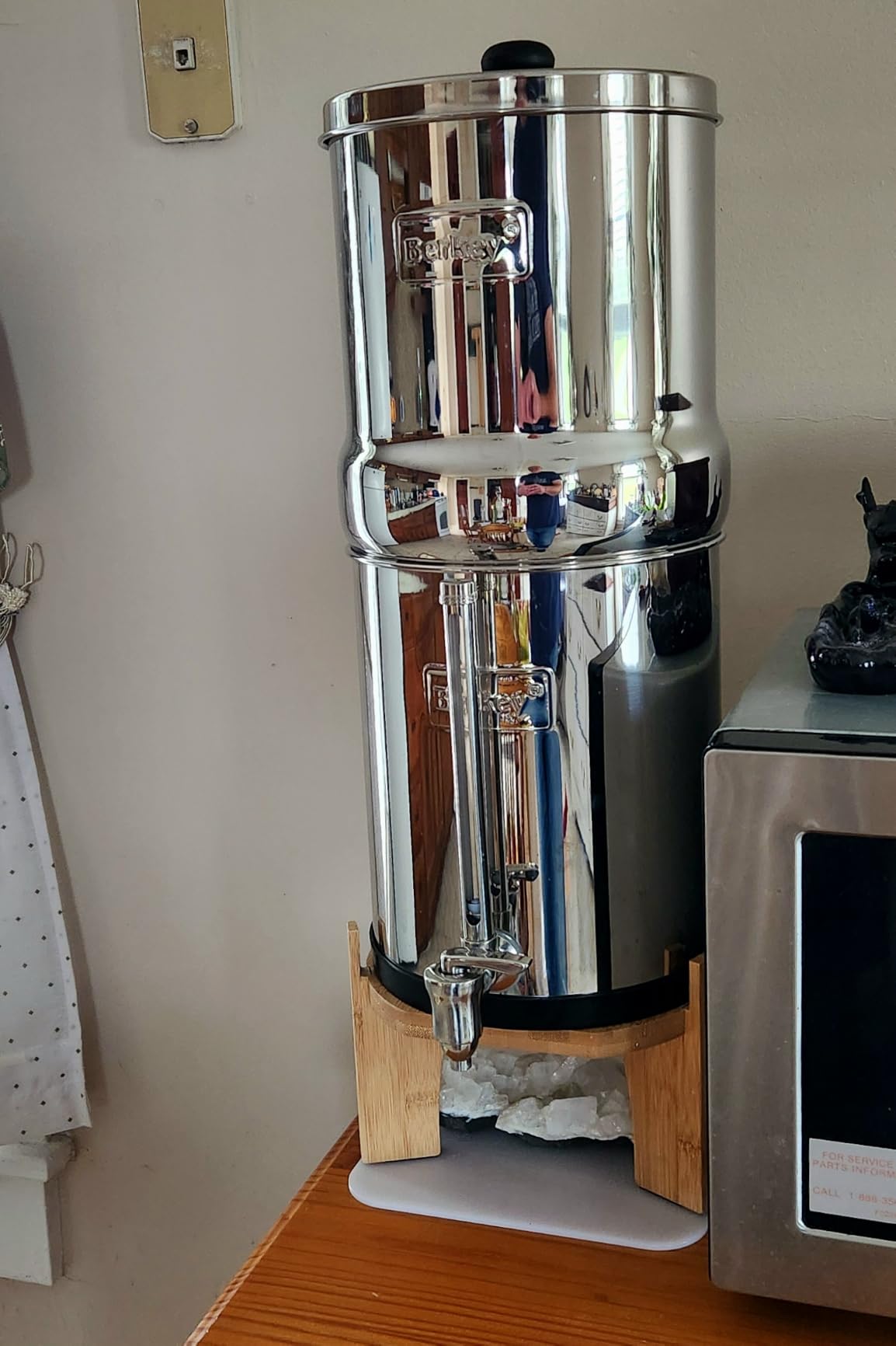 Big Berkey Gravity-Fed Stainless Steel Countertop Water Filter System 2.25 Gallon with 2 Authentic Black Berkey Elements BB9-2 Filters customer photo 2