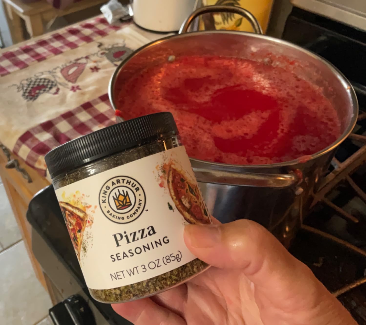 King Arthur, Pizza Seasoning, Made in USA, Certified Kosher, 3 Ounces customer photo 1