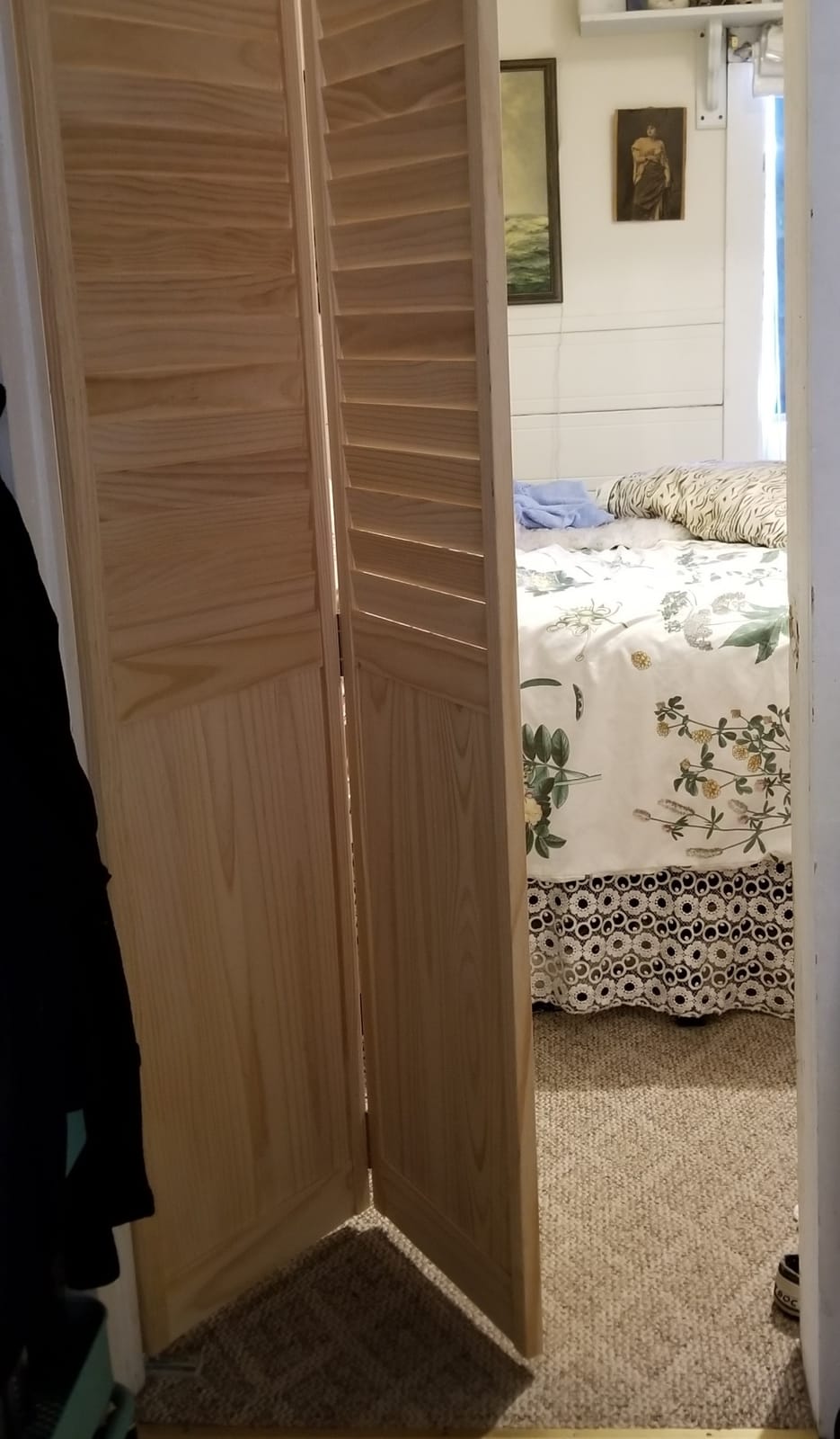 Kimberly Bay Closet Door, Bi-fold, Louver Panel Plantation (32x80) customer photo 2