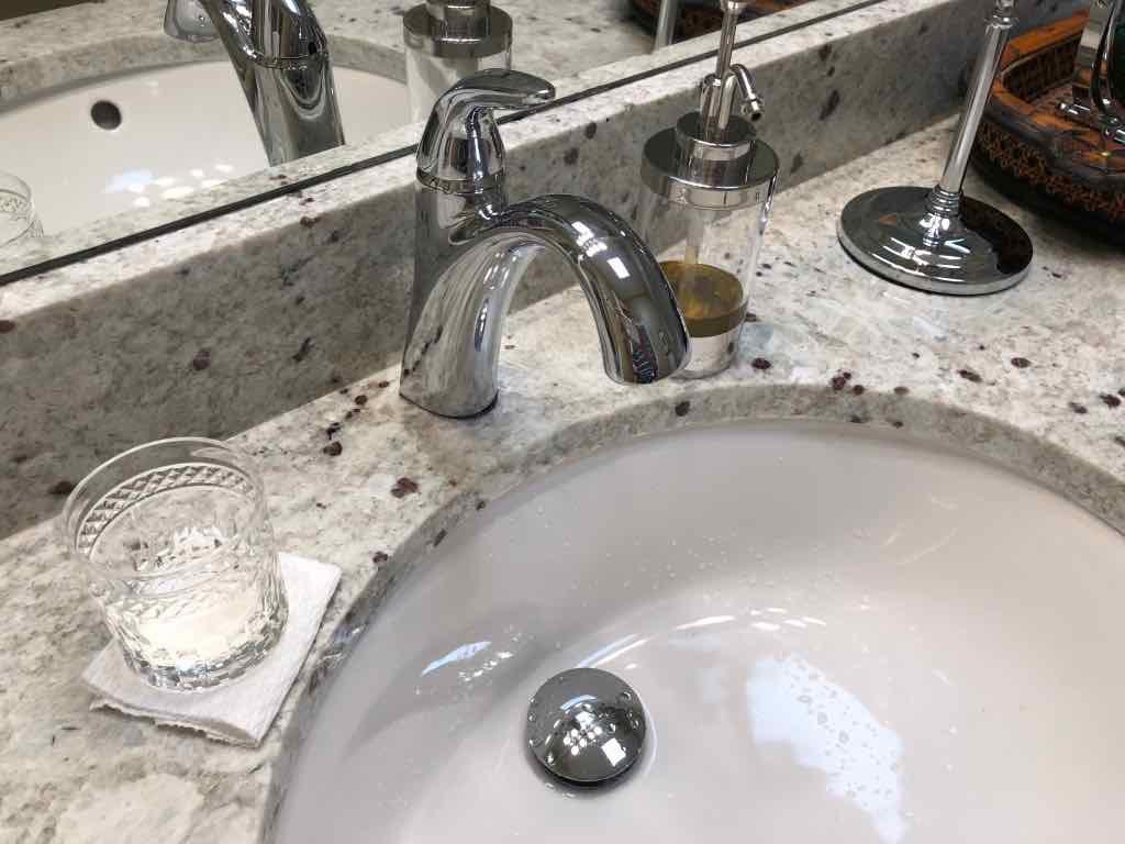 Kohler K-45800-4-CP Alteo Single Handle Single Hole or Centerset Bathroom Sink Faucet with Metal Drain Assembly in Polished Chrome customer photo 2