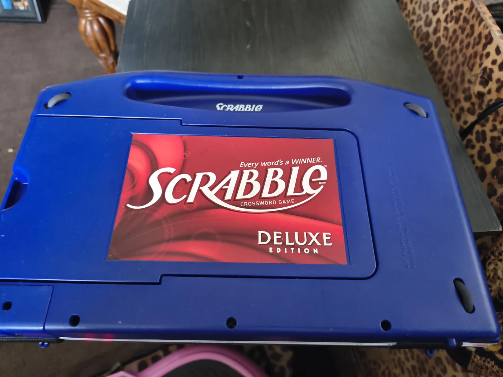 Hasbro Gaming Scrabble Deluxe Edition Board Game customer photo 1