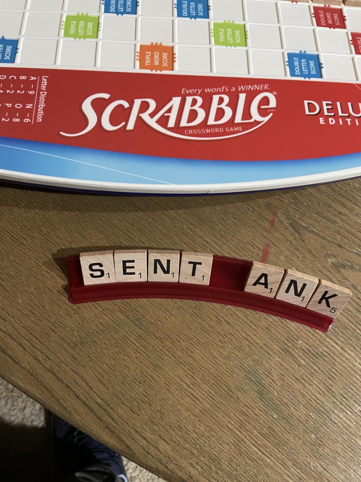 Hasbro Gaming Scrabble Deluxe Edition Board Game customer photo 2