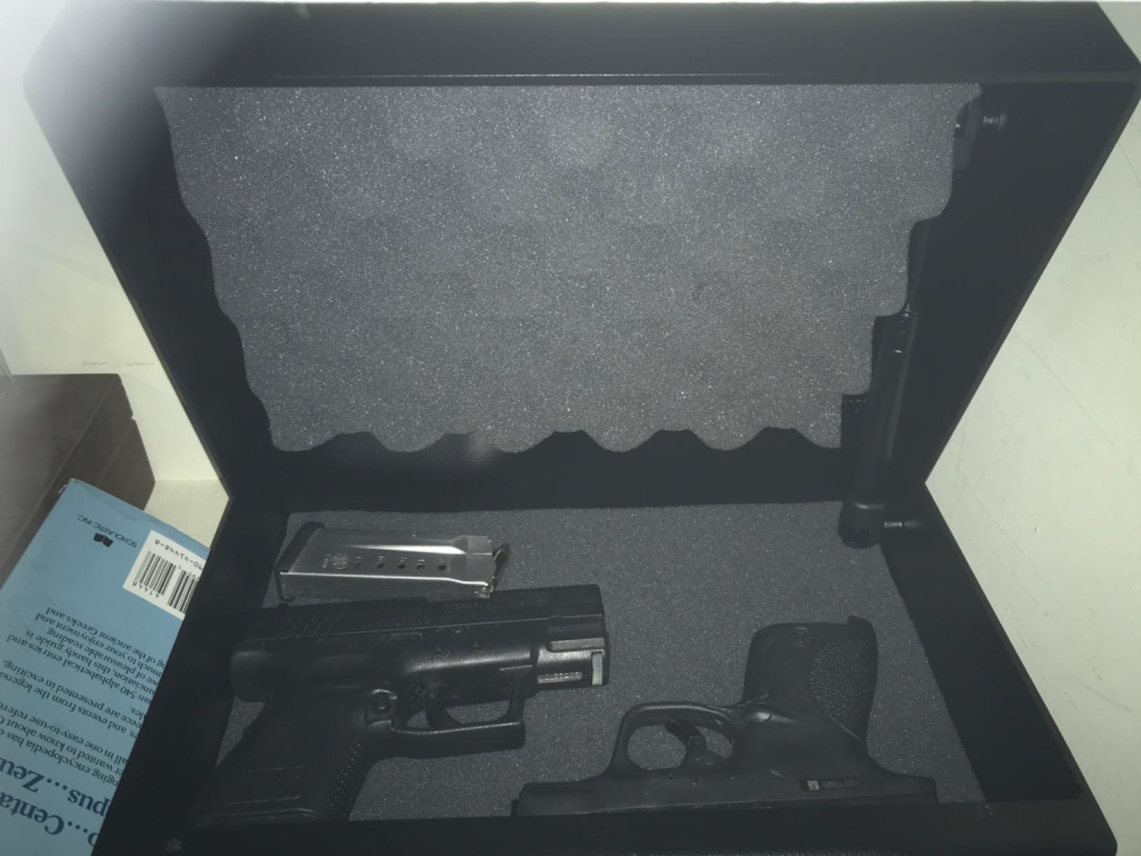V-Line Brute XD Heavy Duty Safe with Quick Access Lock and HD Lock Cover to prevent Punch through, Black, (1394-S FBLK) customer photo 1