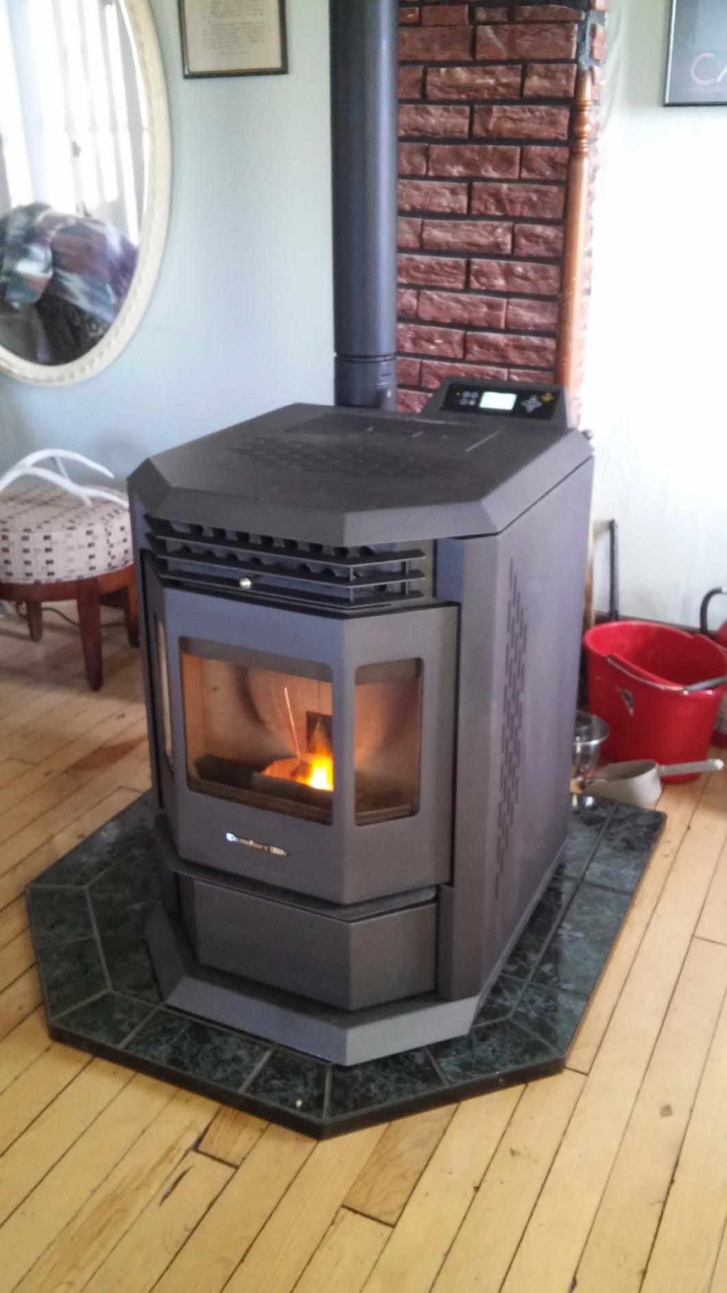 Wood Pellet Stove HP22 2,800 Sq Ft. Pellet Fuel EPA Cert. 55 Pound Hopper customer photo 1