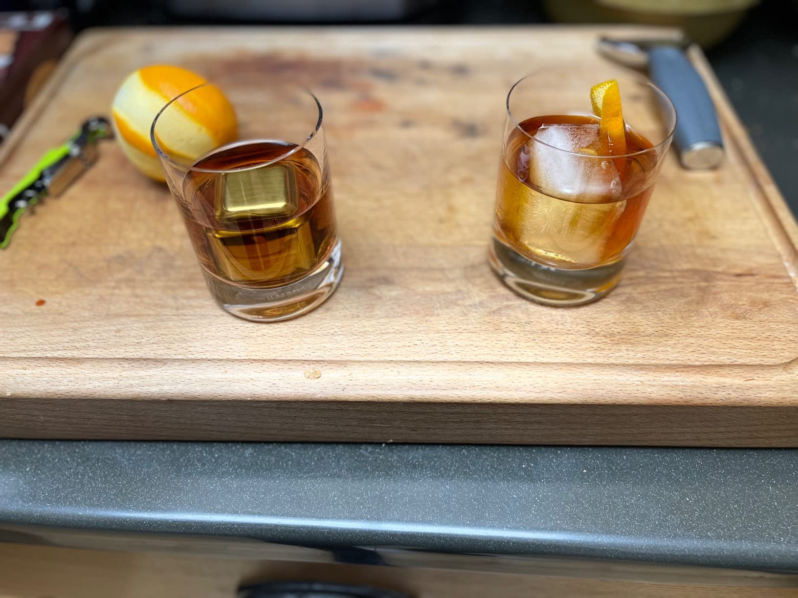 Rabbit Jumbo Chilling Stones - Premium Stainless Steel Whiskey Rocks for Chilling Fine Spirits and Beverages, Reusable Drink Cooling Stones with Storage Case customer photo 1