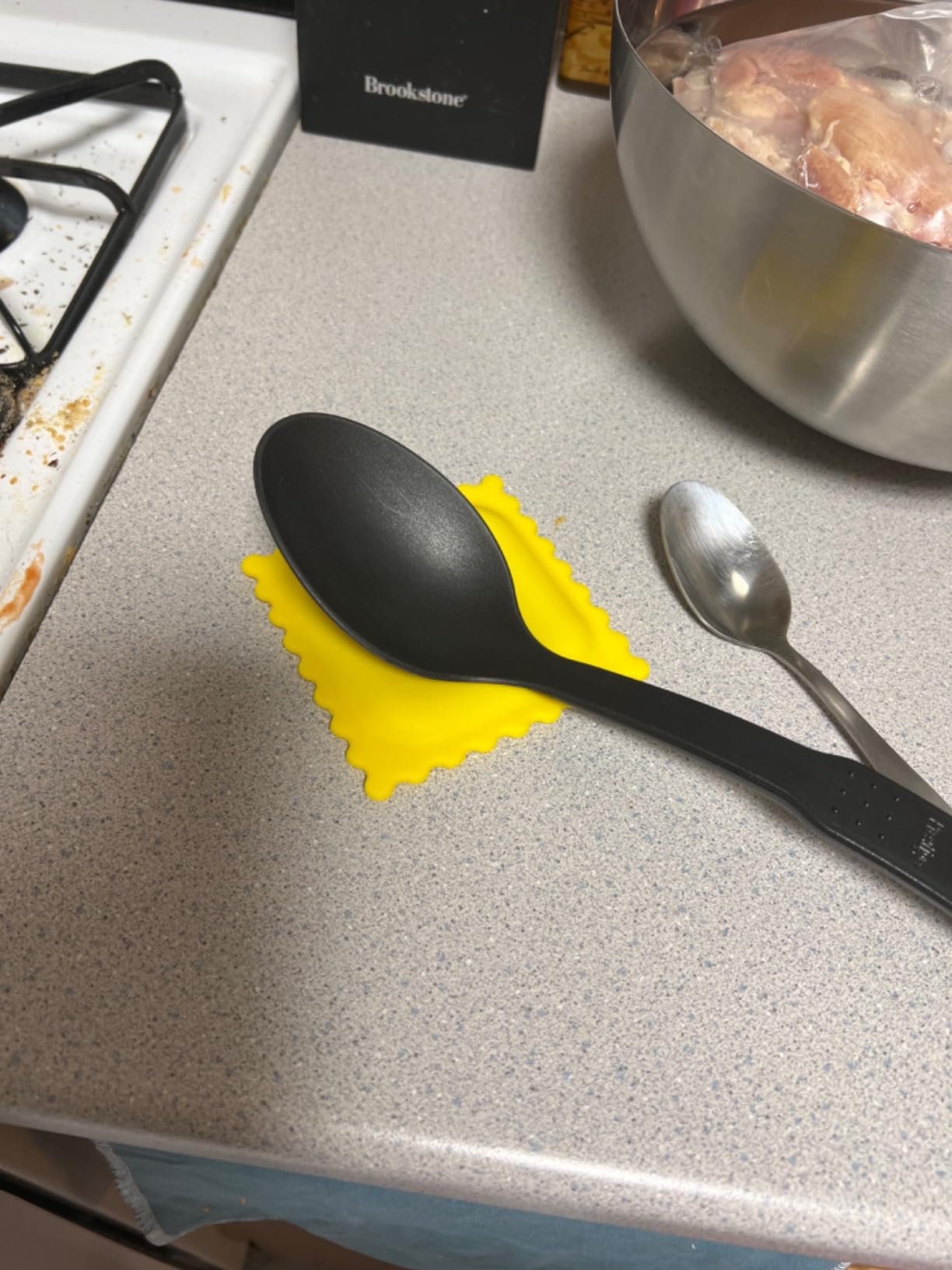 Genuine Fred SAUCED UP Ravioli Spoon Rest - Easy to Clean - Fun Kitchen Gadgets and Accessories - Stocking Stuffers & White Elephant Gifts - Great Gift for Home Cooks and Pasta Lovers customer photo 2