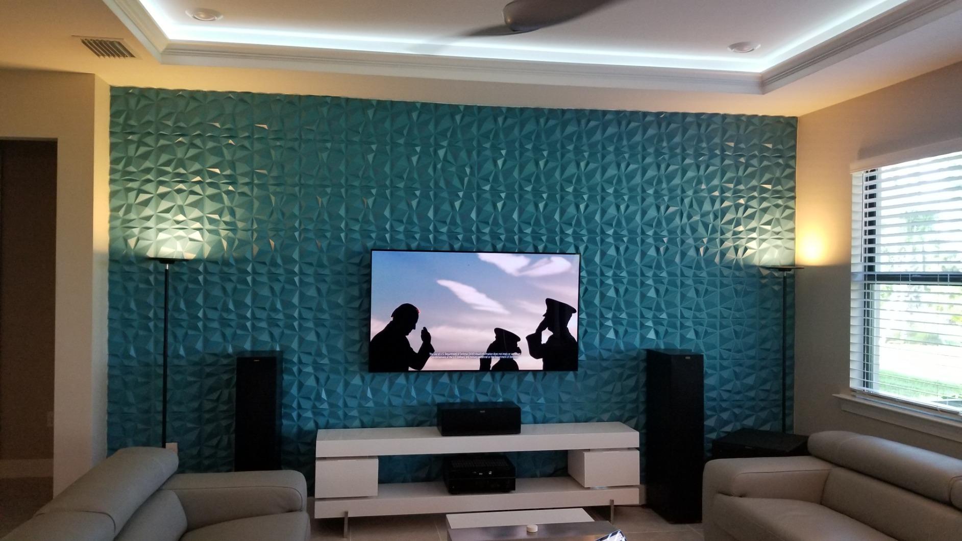 Art3d Decorative 3D Wall Panels in Diamond Design, 11.8