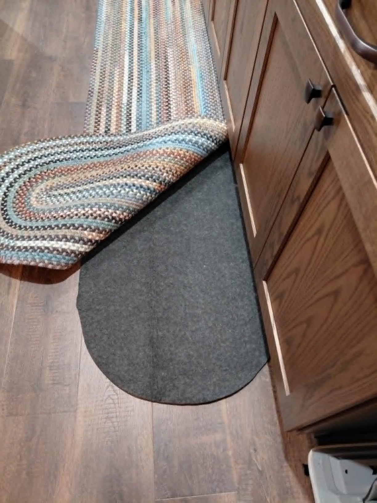 GORILLA GRIP Felt Rug Pad for Hardwood Floors with Rubber Backing, 8x10 FT | Stay in Place Slip Resistant Cushioned Gripper Pads, 1/4 inch Thick, Protective Floor Carpet Padding Under Area Rugs customer photo 1