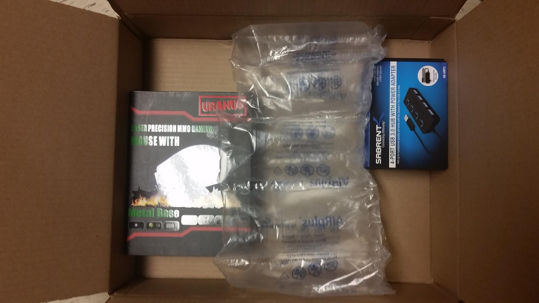 SABRENT 4-Port Powered USB 3.0 Hub, LED Power Switches (HB-UMP3) with 5V/2.5A Power Adapter customer photo 2