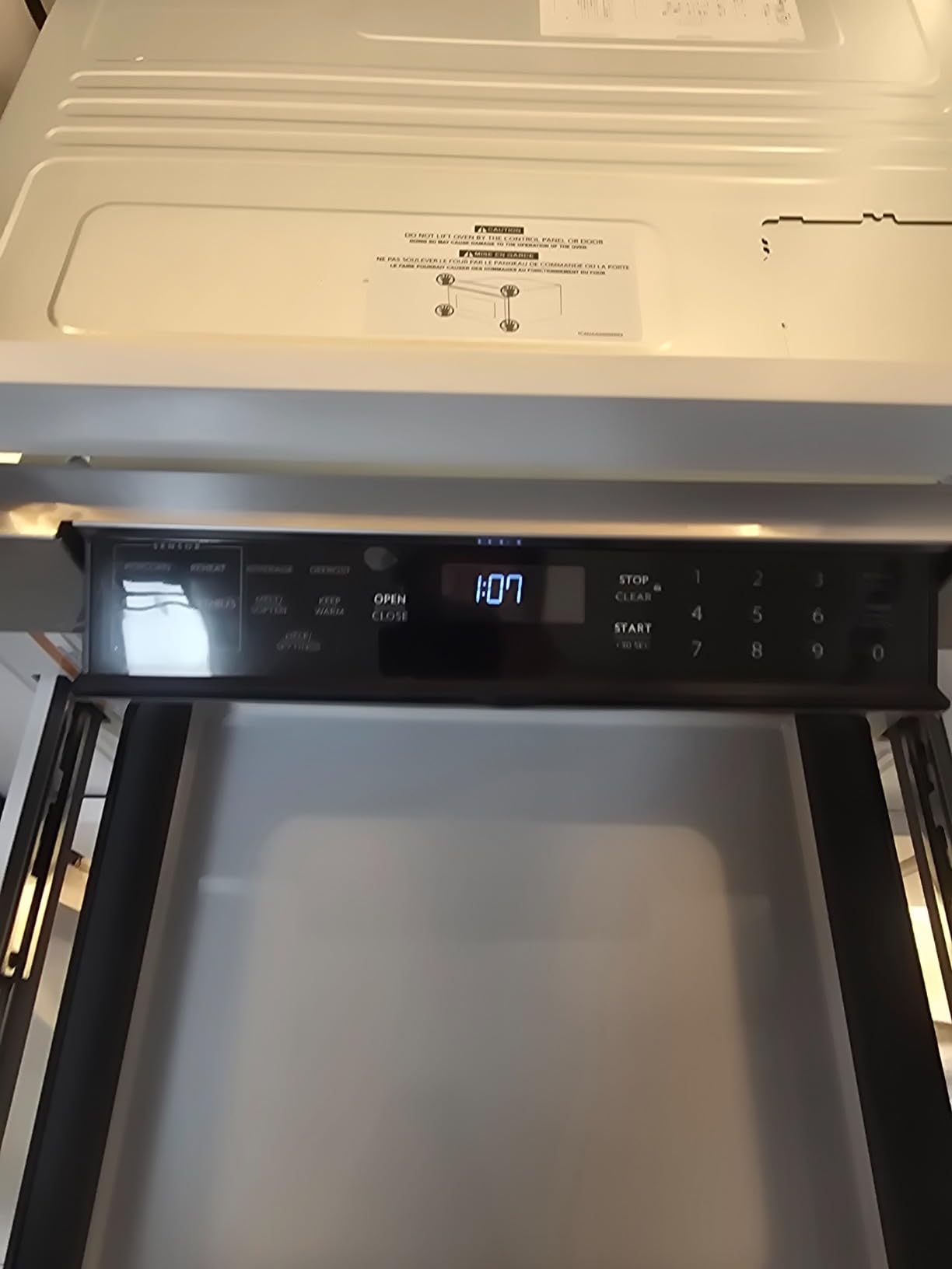 SHARP SMD3070ASY Microwave Drawer Oven, 30-inch, 1.2 Cubic Feet, 950 Watt, Concealed Angled Touch Control Panel with Digital LCD Display, Stainless Steel customer photo 1