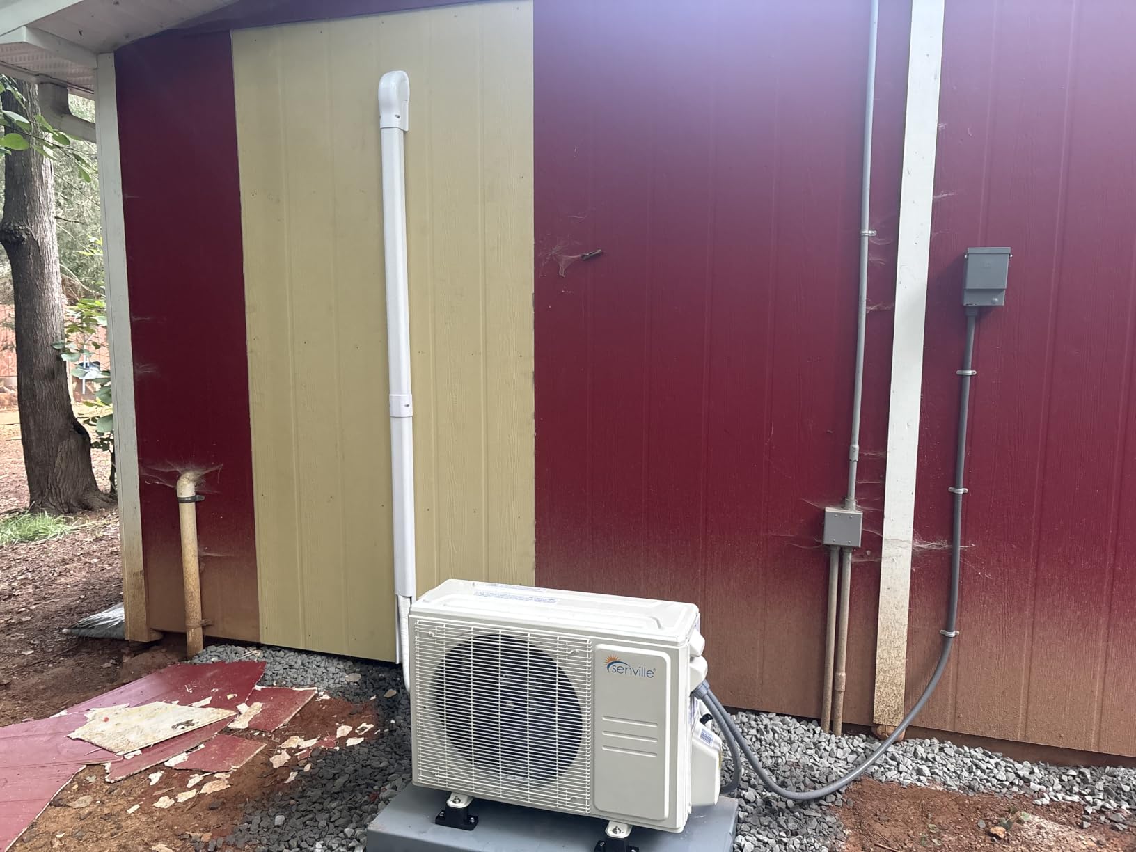 Senville LETO Mini Split Air Conditioner, Heat Pump, White, 9000 BTU | Ductless, Wall Mounted, Works with Alexa, Quiet Operation, 0.75 Ton, 110/120V, Energy Efficient Inverter customer photo 1