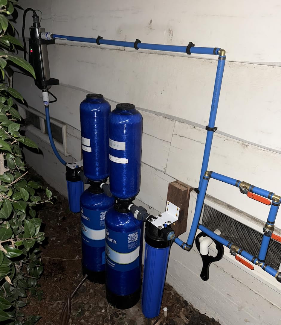 Aquasana Whole House Water Filter System, 1M Gal, UV, WH-1000-CS-UVS-B, 10-Year Filter, 14.6 GPM, Carbon & KDF, Reduces Bacteria & Viruses, Salt-Free Scale Control, Pro Kit, 10-Year Warranty customer photo 1