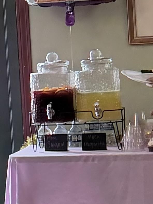 Style Setter Premium Glass Drink Beverage Dispensers, Set of 2 | 1.5 Gal customer photo 2