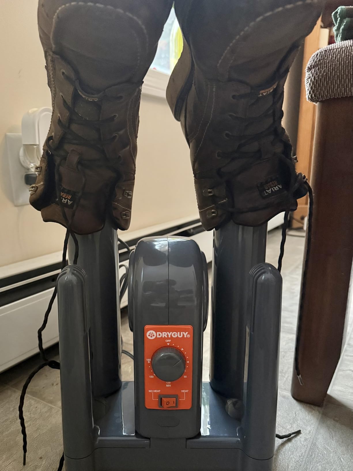 DryGuy Shoe, Boot, Garment & Gear Electric Dryer, Quick Drying for Ski, Work, Sports Equipment - Energy Efficient, Odor Eliminating Design, 4 Port, Heat + Fan (Dry time: 1-3hrs) customer photo 1