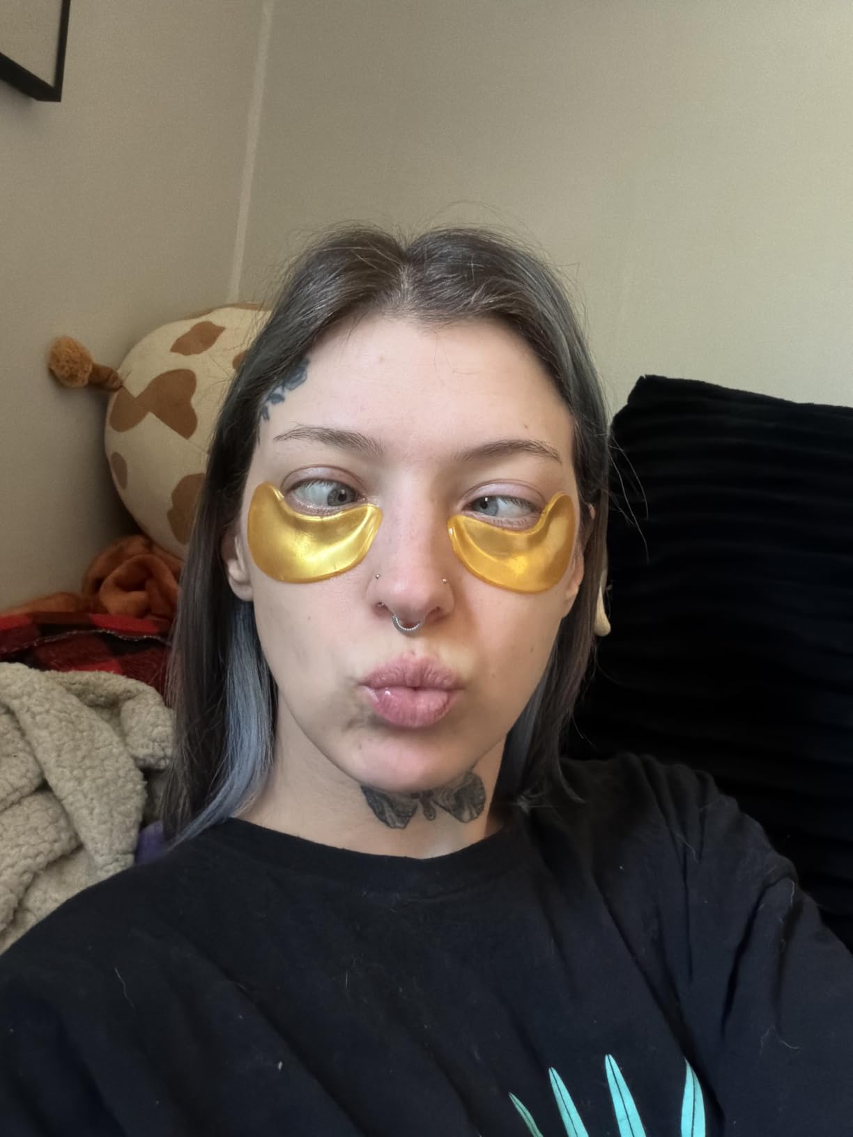 grace & stella Award Winning Eye Patches for Puffy Eyes | Birthday Gifts for Women - Under Eye Mask for Dark Circles & Undereye Bags - Gifts for Mom - Vegan Self Care (24 Pairs, Gold) customer photo 2
