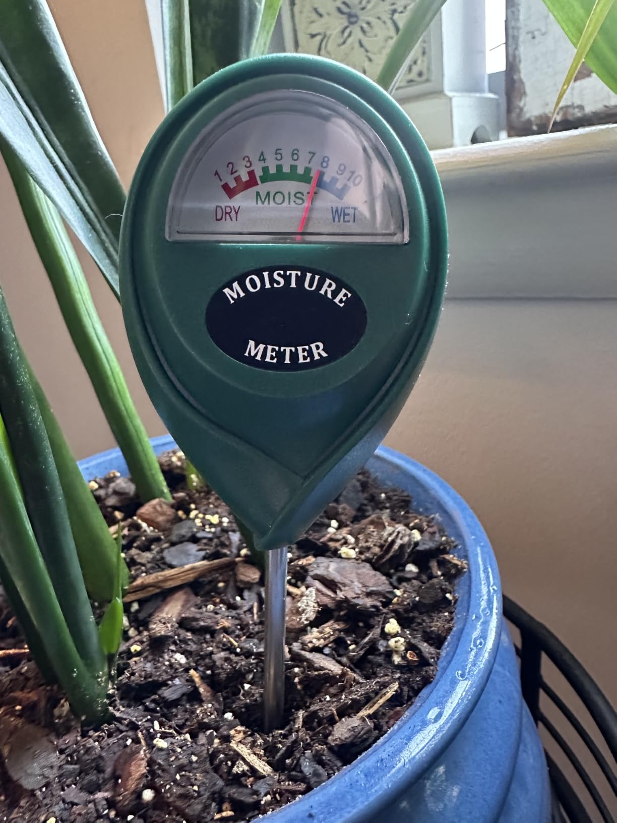 XLUX Plant Soil Moisture Meter, for Indoor and Outdoor use, Battery-Free | Since 2015, instant read, anti-rust 304 SST probe, Clear & Easy-to-Read Display, Single-Probe, less hurts to roots customer photo 2