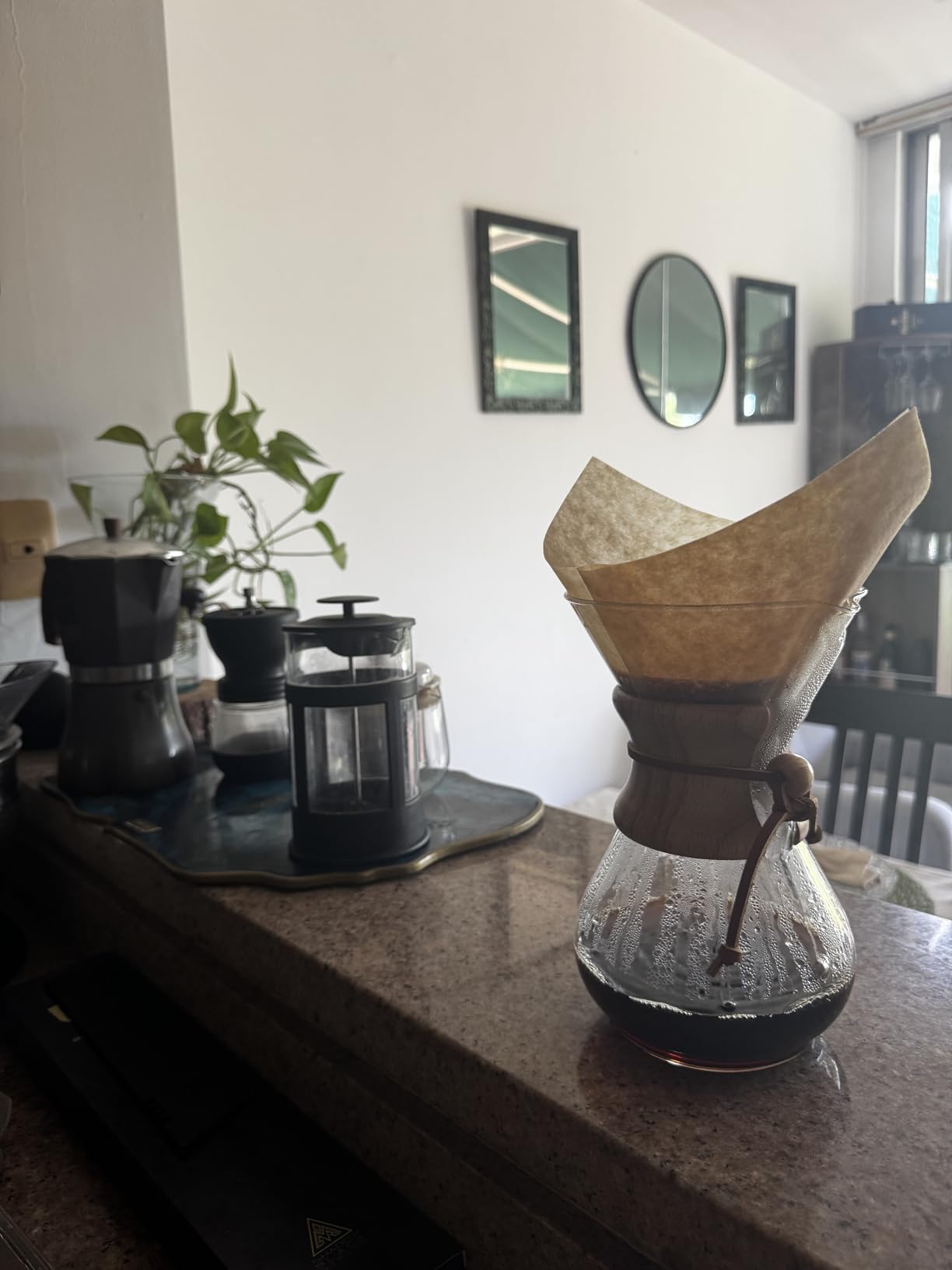 CHEMEX Bundle - 6-Cup Classic Series - 100 ct Square Filters - Exclusive Packaging | Manual Drip Brewer with Square Bonded Filters, Borosilicate Glass, Coffee Gift Set customer photo 1