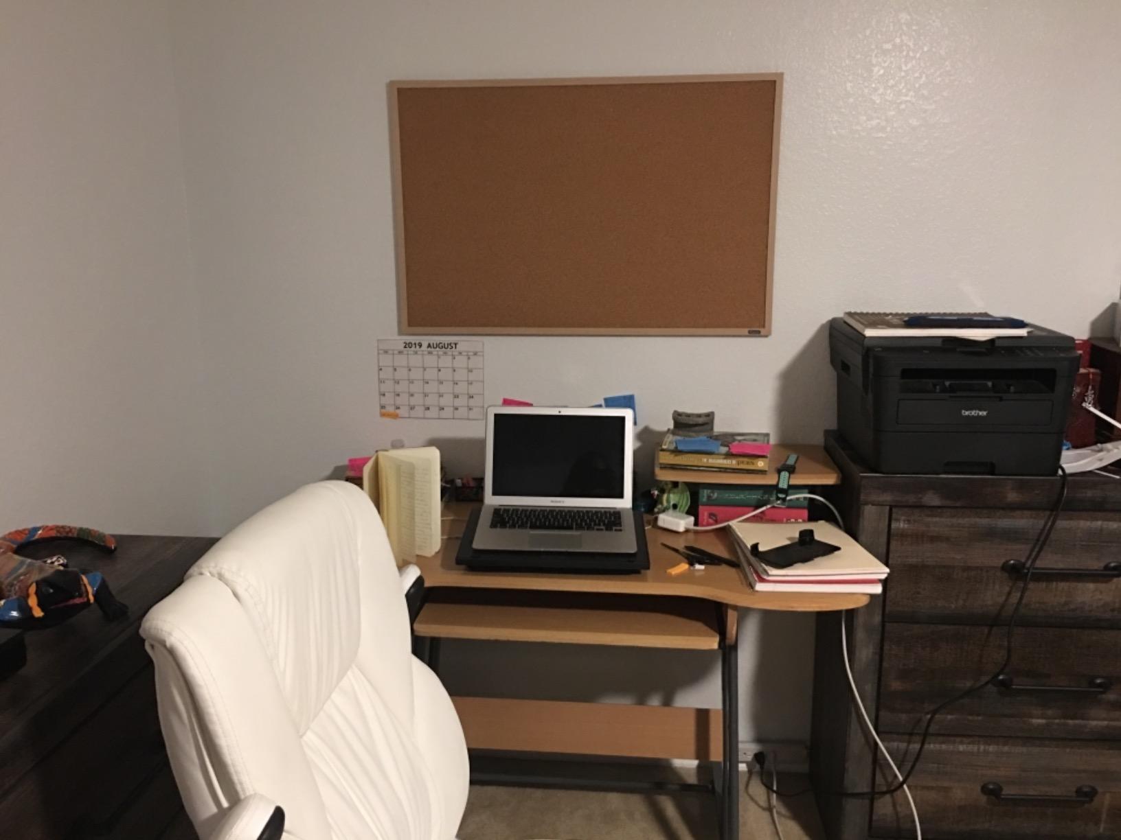 Quartet Cork Bulletin Board, Framed Corkboard, 2' x 3', Black Frame, Message Board, Vision Board (MWDB2436-BK) customer photo 2